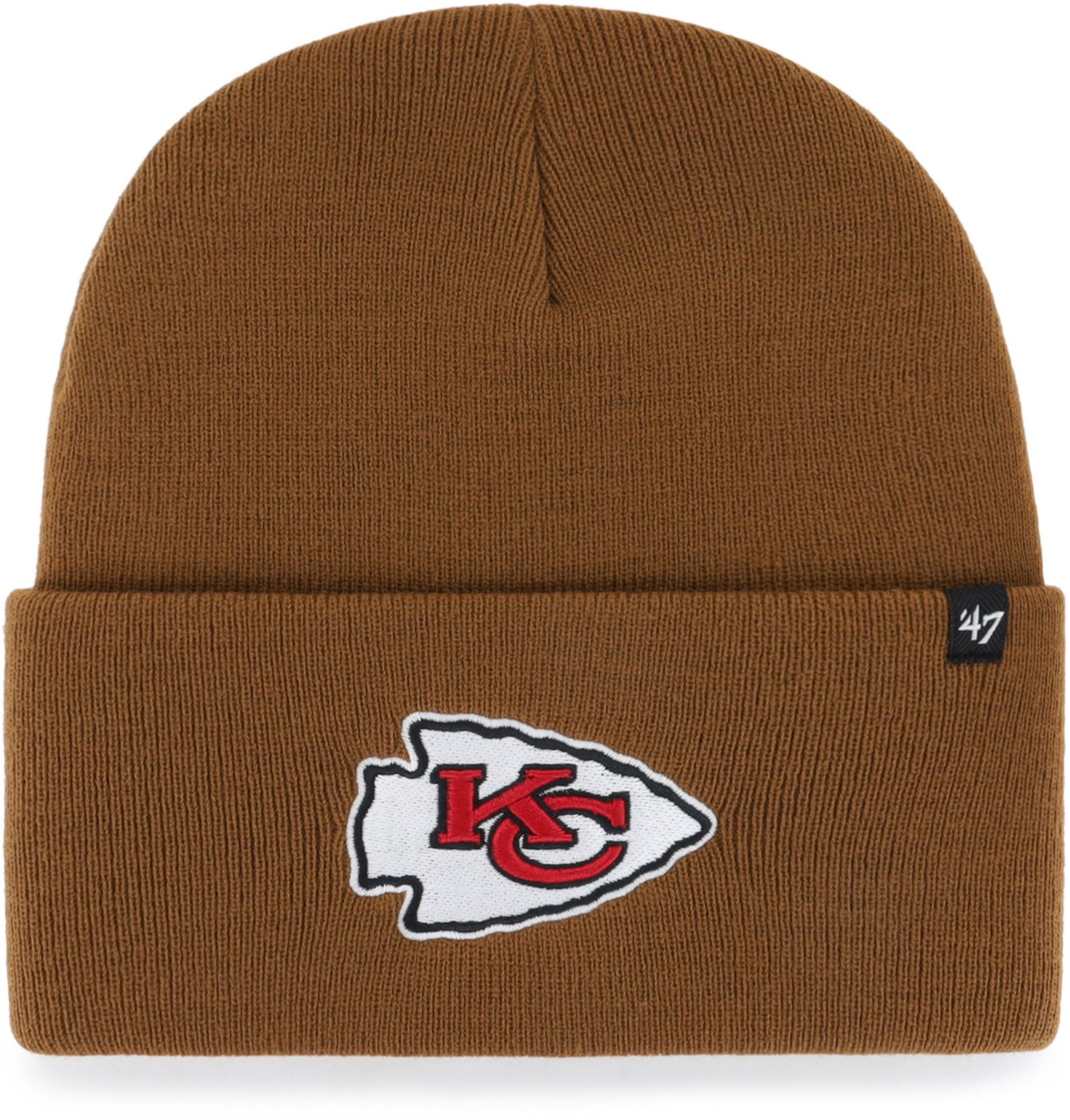 Carhartt x '47 Kansas City Chiefs Brown Cuffed Knit Beanie