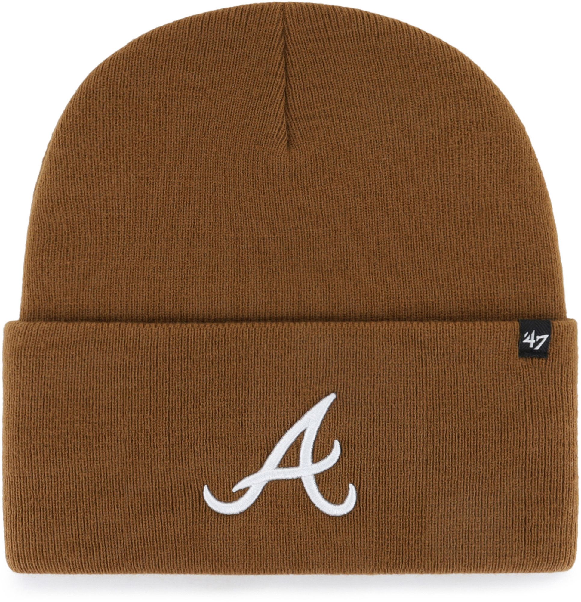 Carhartt x '47 Atlanta Braves Brown Cuffed Knit Beanie