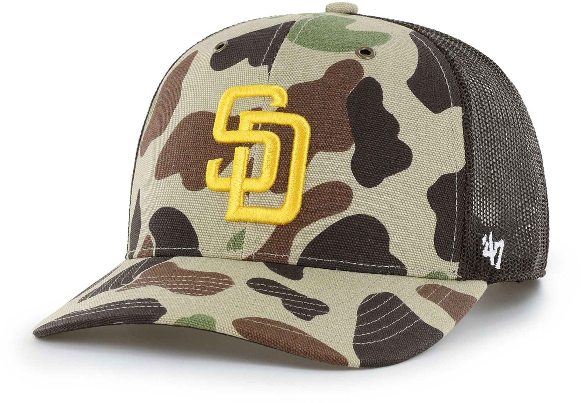 Carhartt x '47 Adult San Diego Padres Duck Camo Adjustable Trucker Hat