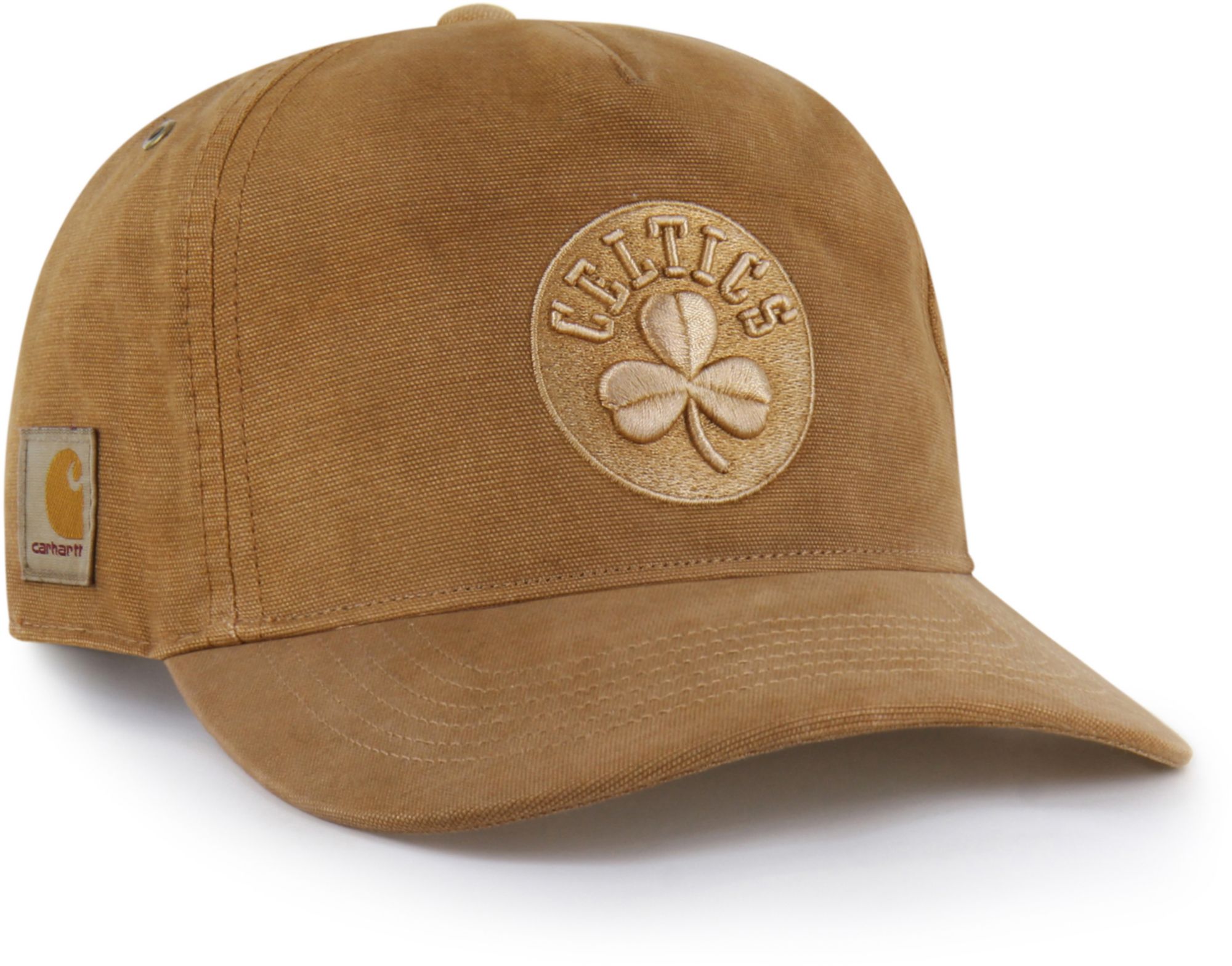 Carhartt x '47 Adult Boston Celtics Brown Garment Dyed Hitch Adjustable Hat