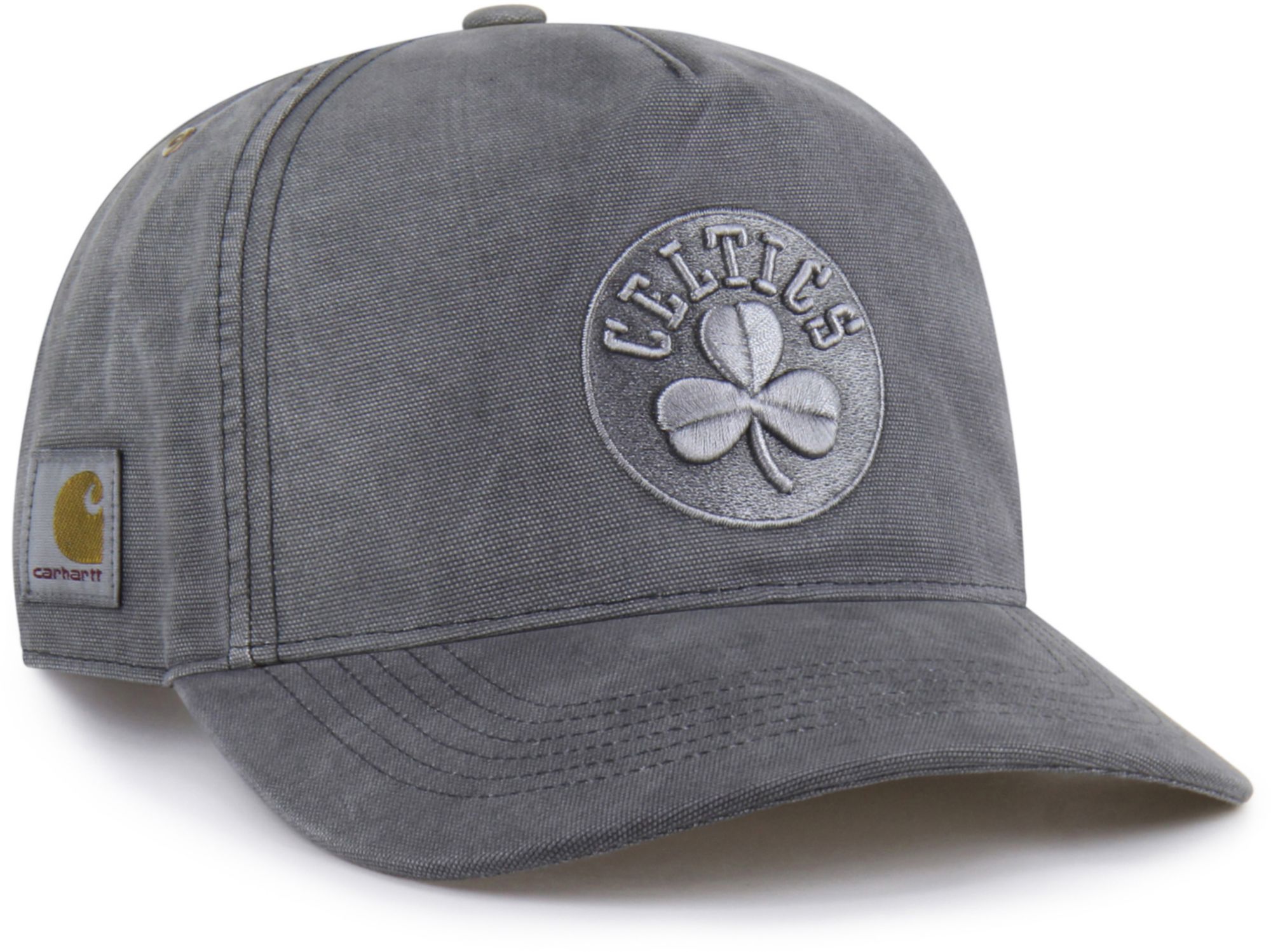 Carhartt x '47 Adult Boston Celtics Black Garment Dyed Hitch Adjustable Hat