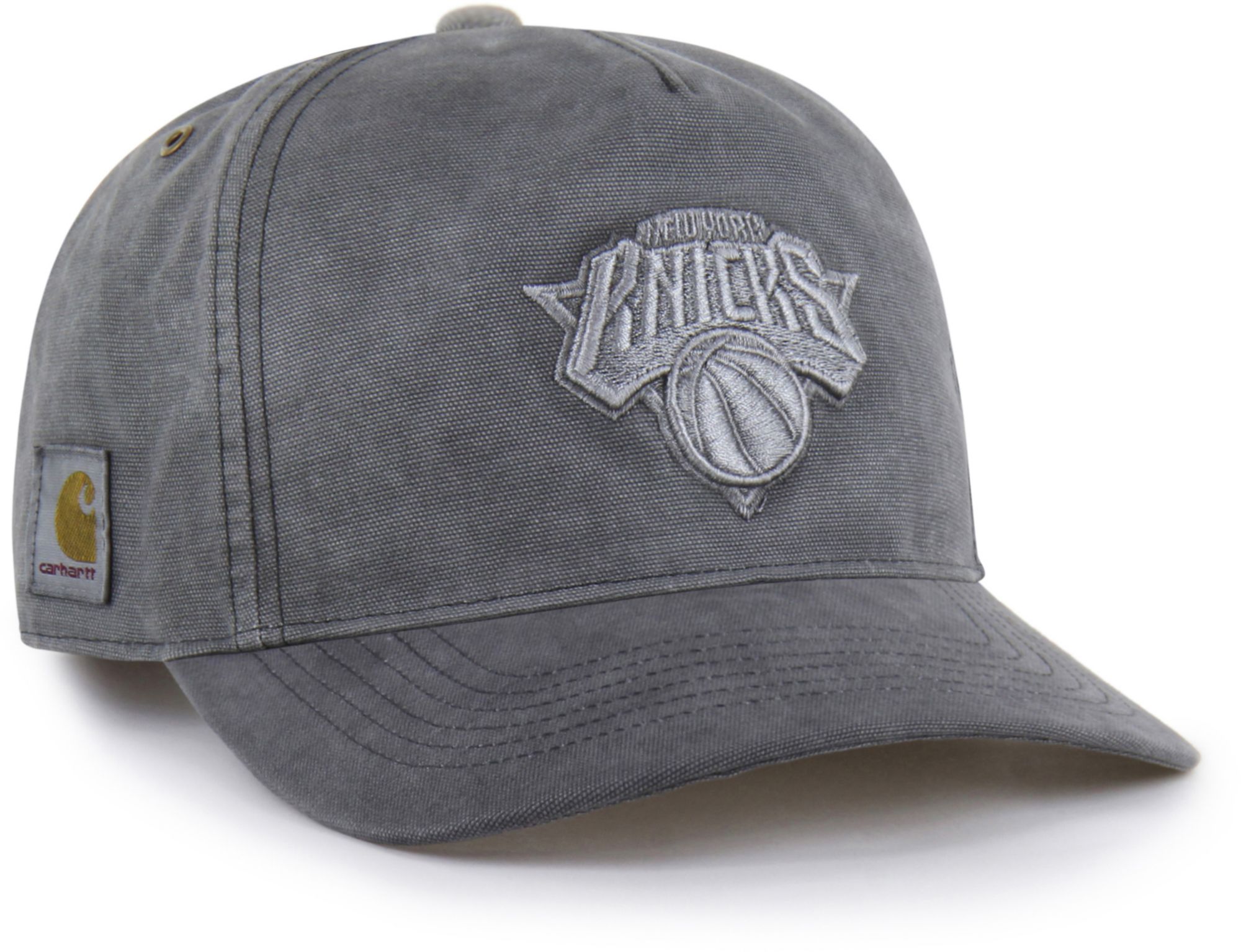 Carhartt x '47 Adult New York Knicks Black Garment Dyed Hitch Adjustable Hat