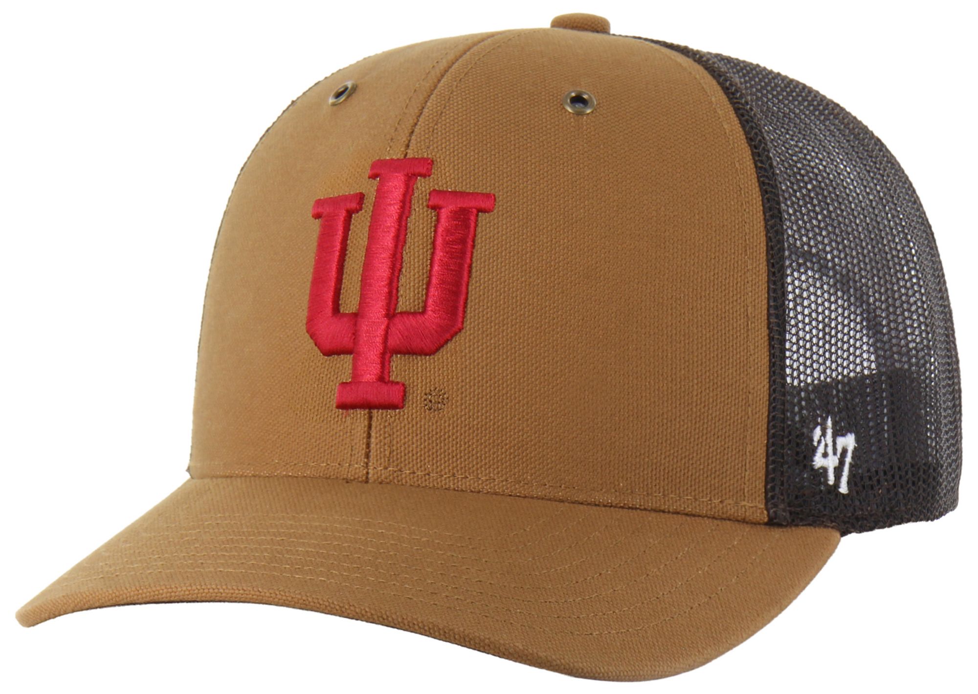 Carhartt x '47 Adult Indiana Hoosiers Brown Trucker Adjustable Hat, Men's