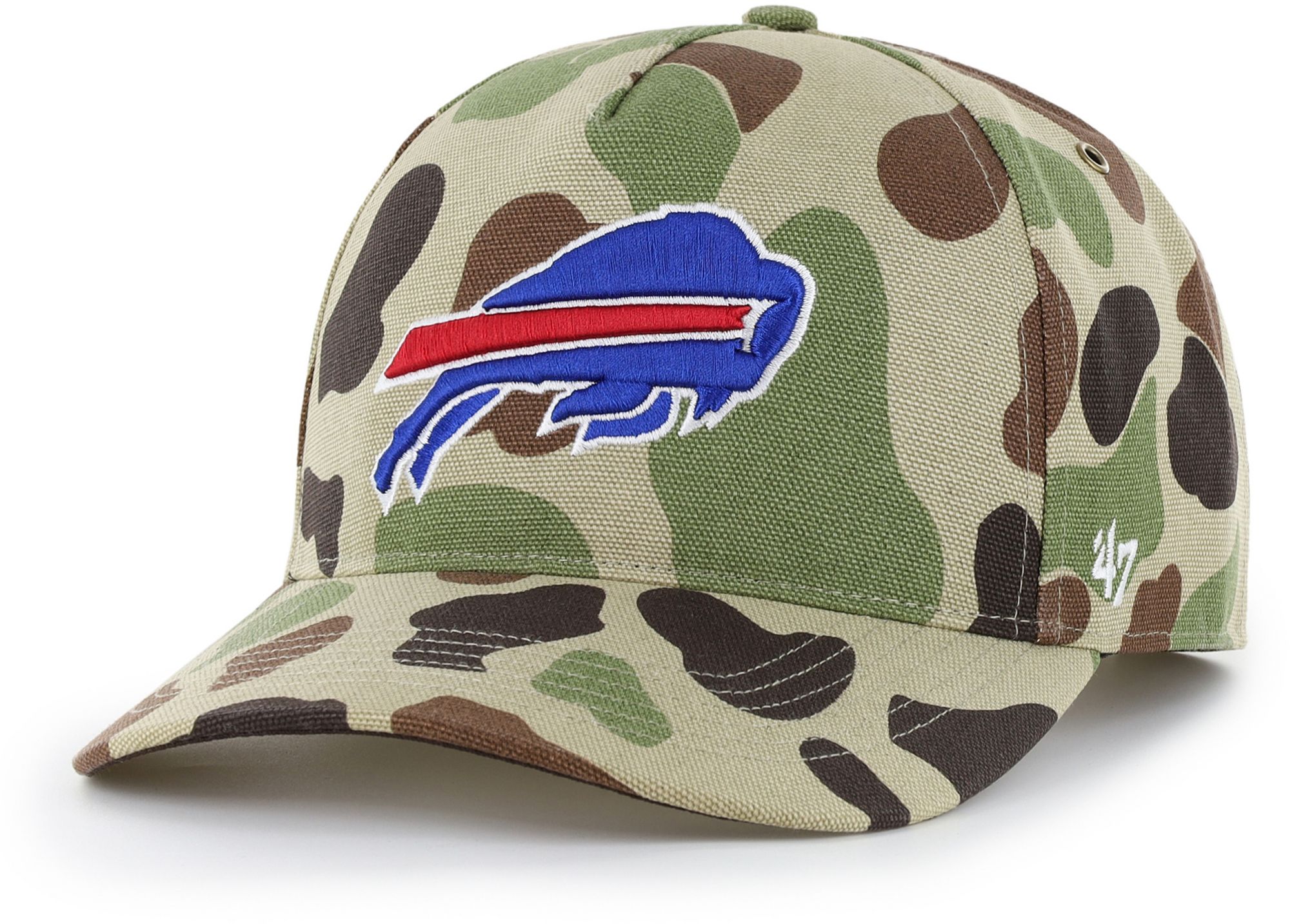Carhartt x '47 Adult Buffalo Bills Duck Camo Hitch Adjustable Hat