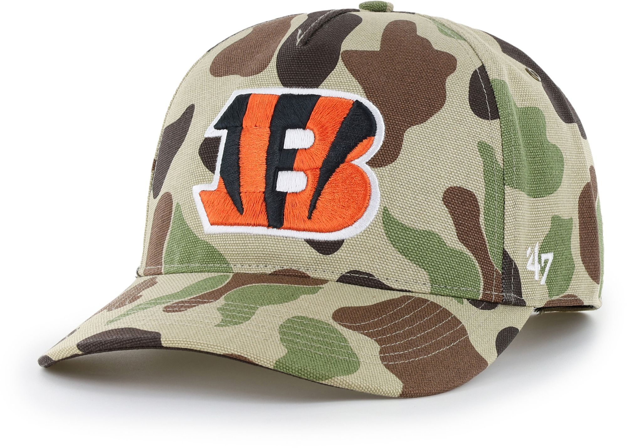 Carhartt x '47 Adult Cincinnati Bengals Duck Camo Hitch Adjustable Hat