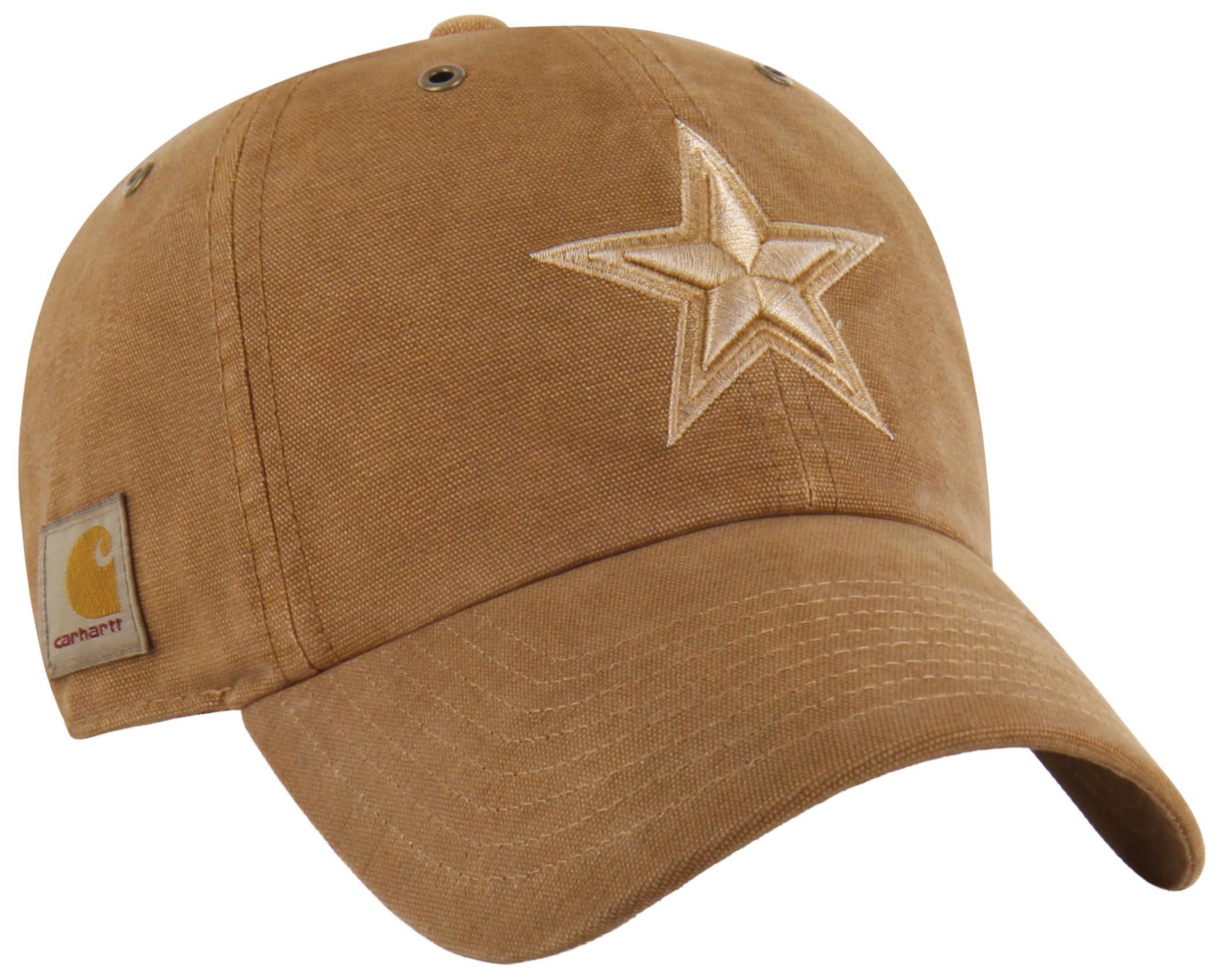 Carhartt x '47 Adult Dallas Cowboys Brown Dyed Clean Up Hat