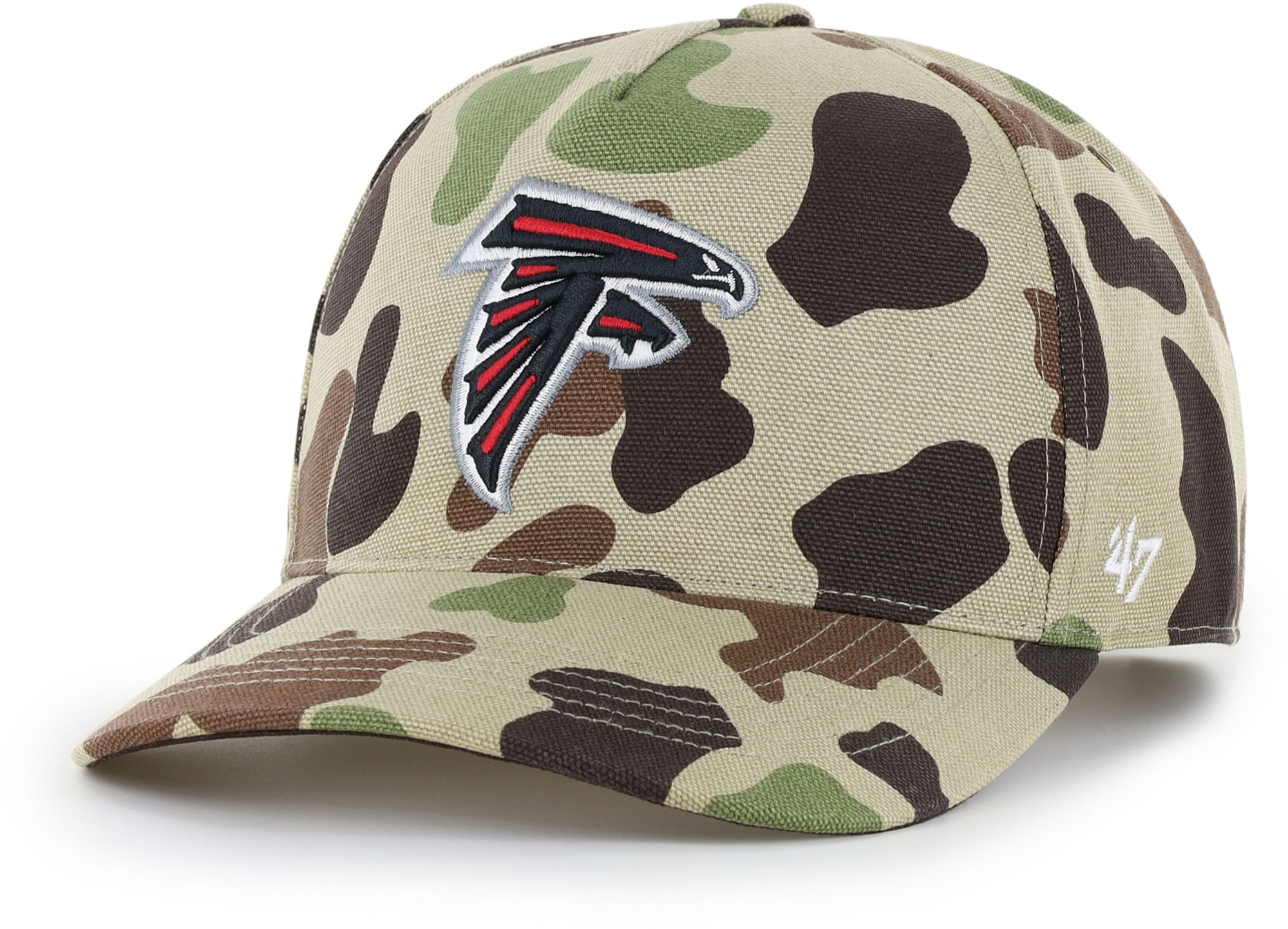 Carhartt x '47 Adult Atlanta Falcons Duck Camo Hitch Adjustable Hat