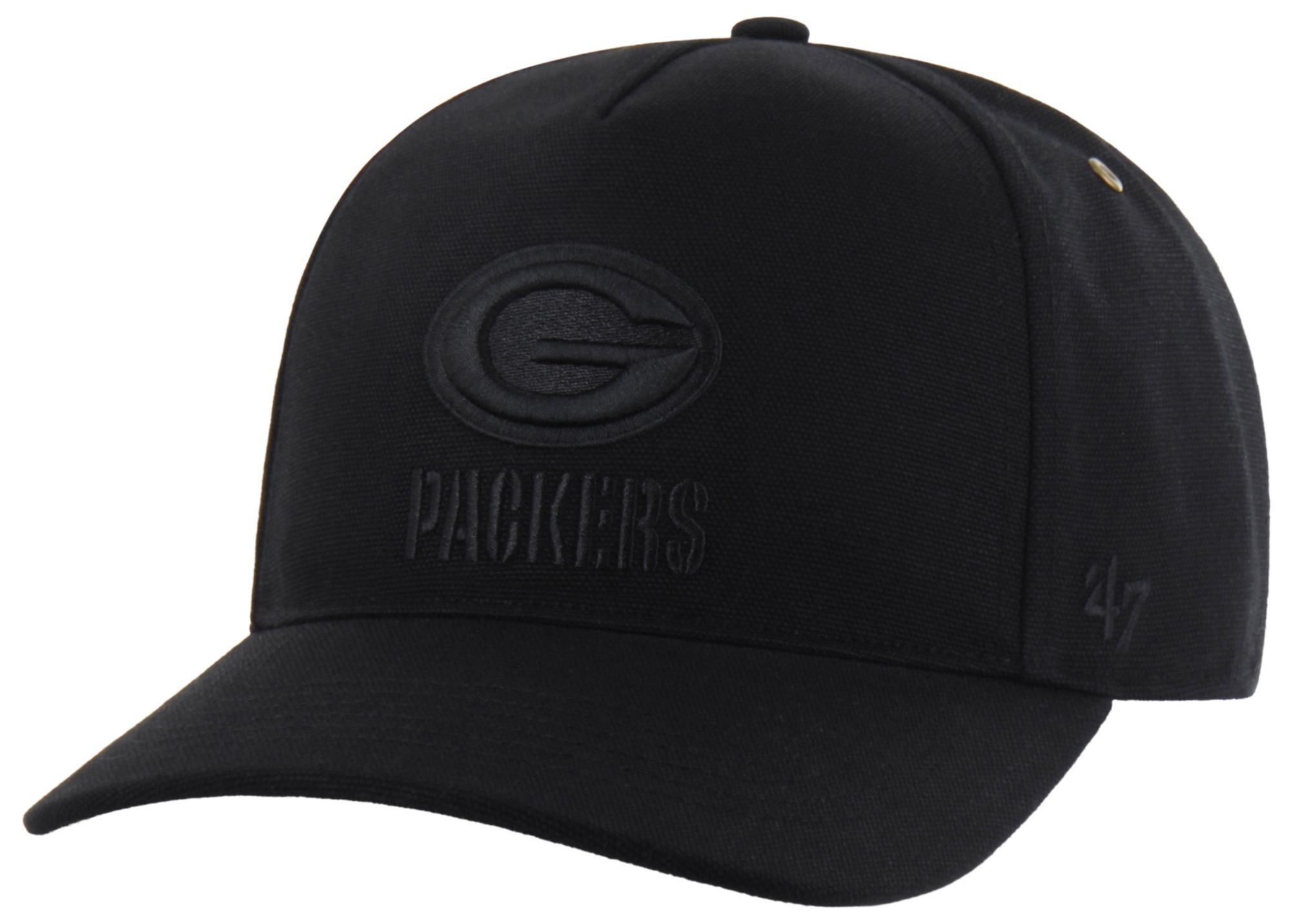Carhartt x '47 Adult Green Bay Packers Black Hitch Adjustable Hat