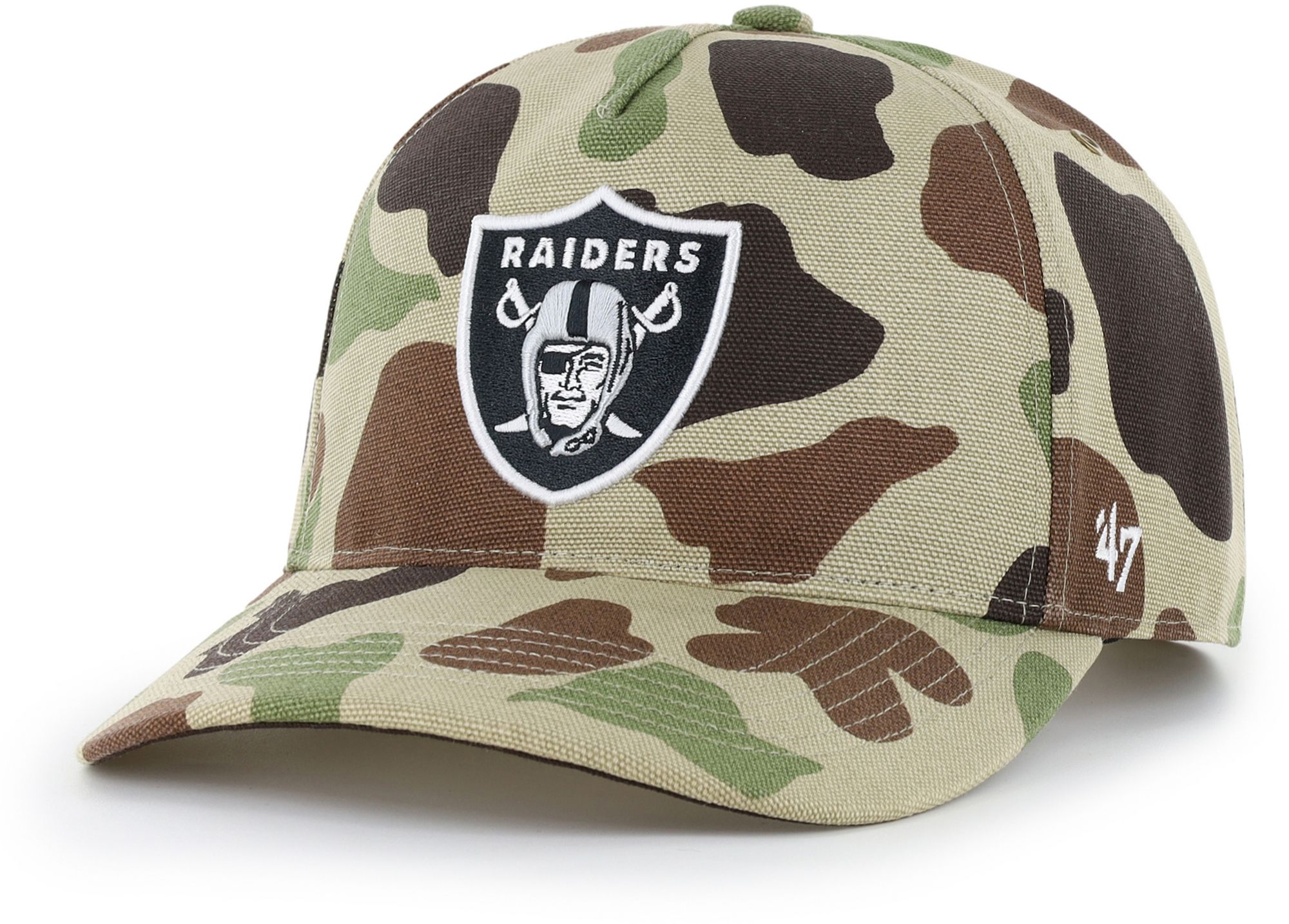 Carhartt x '47 Adult Las Vegas Raiders Duck Camo Hitch Adjustable Hat