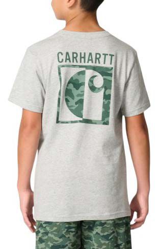 Carhartt Boys' Camo Back Logo Tee