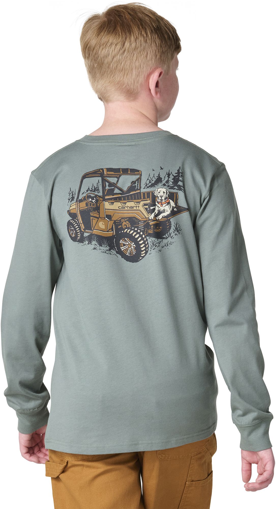 Carhartt Boys' Utility Vehicle Long-Sleeve Graphic Tee
