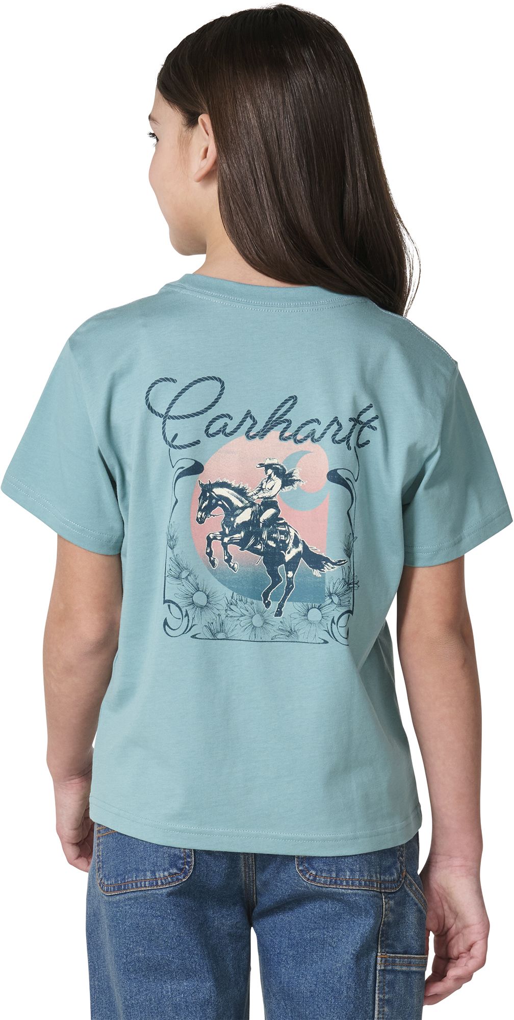 Carhartt Girls' Rodeo Pocket Graphic Tee