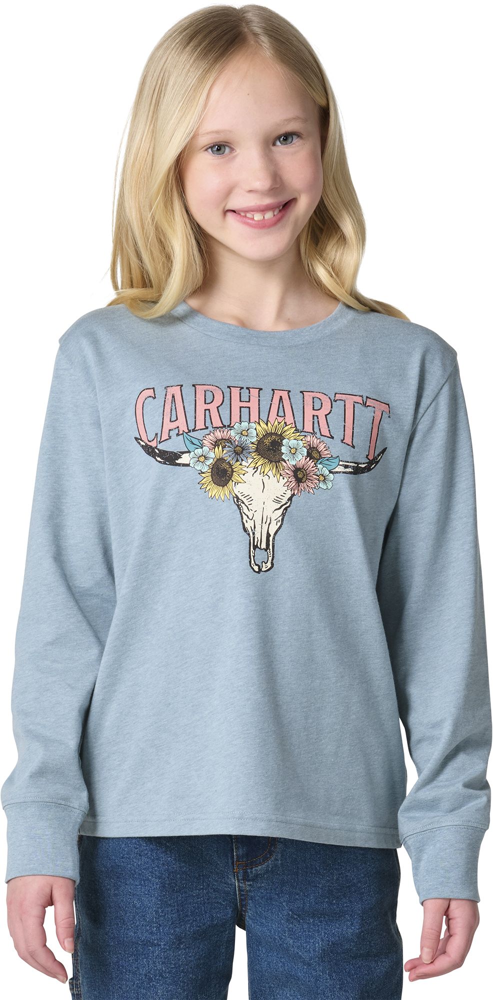 Carhartt Girls' Steer Long-Sleeve Graphic Tee