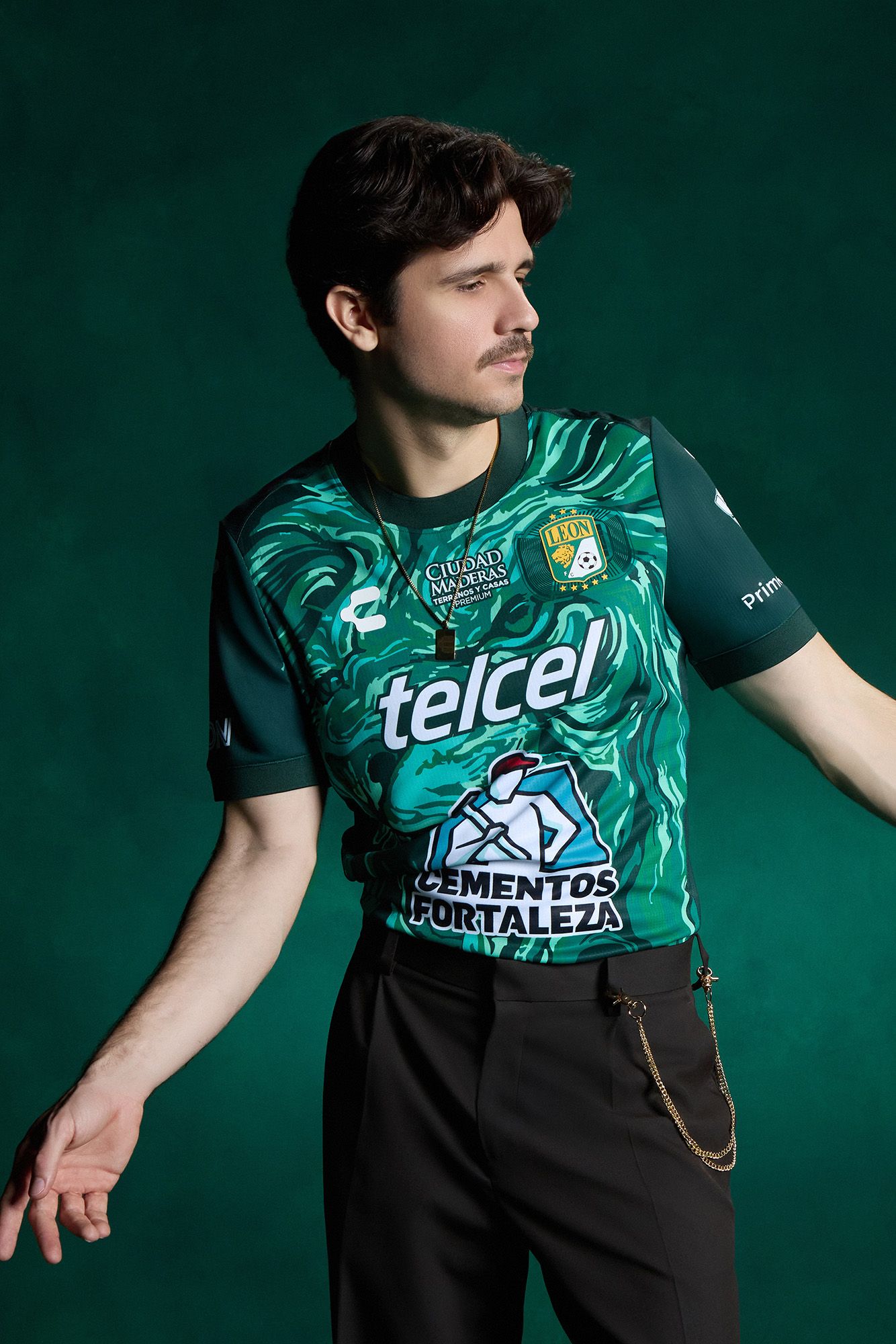 Charly Adult Club Leon 2026 Home Authentic Jersey - Green