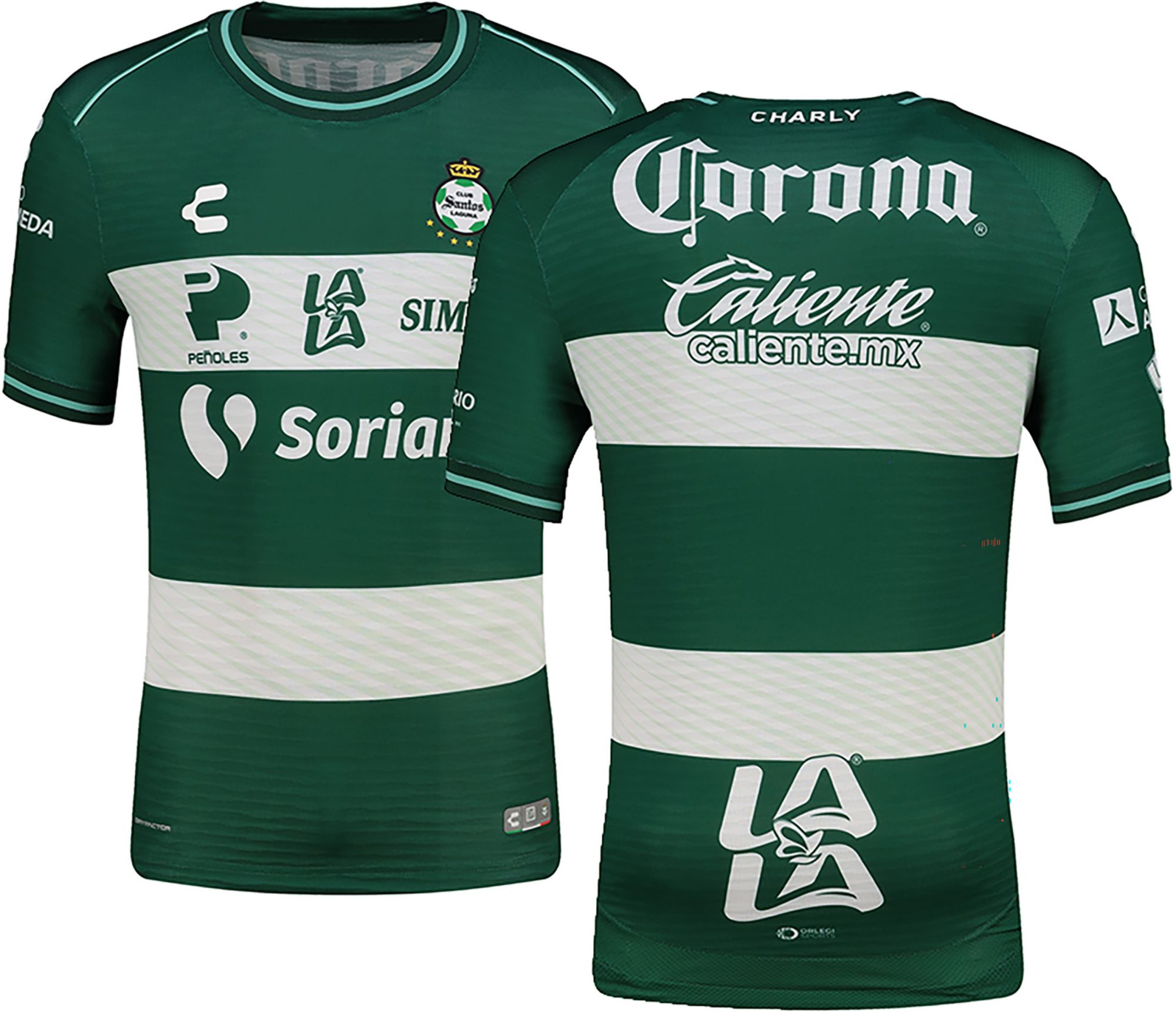 Charly Adult Santos Laguna 2026 Home Authentic Jersey - Green