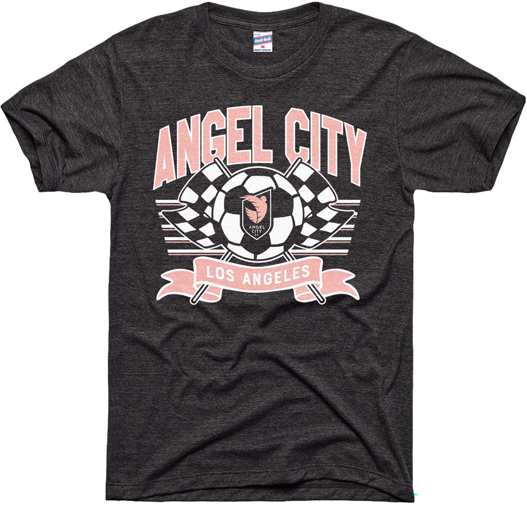 Charlie Hustle Adult Angel City FC Black Founders T-Shirt