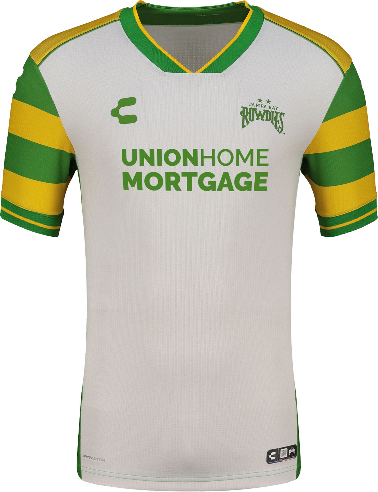 Charly Adult Tampa Bay Rowdies White 2026 Home Authentic Jersey