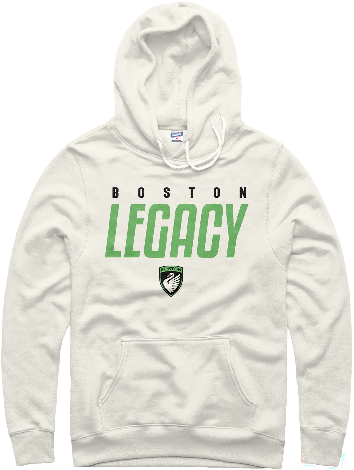 Charlie Hustle Adult Boston Legacy FC White Stacked Pullover Hoodie