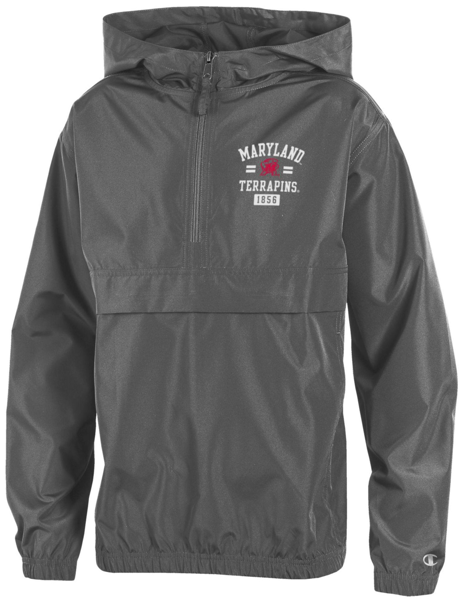 Champion Boys' Maryland Terrapins Graphite Packable Jacket