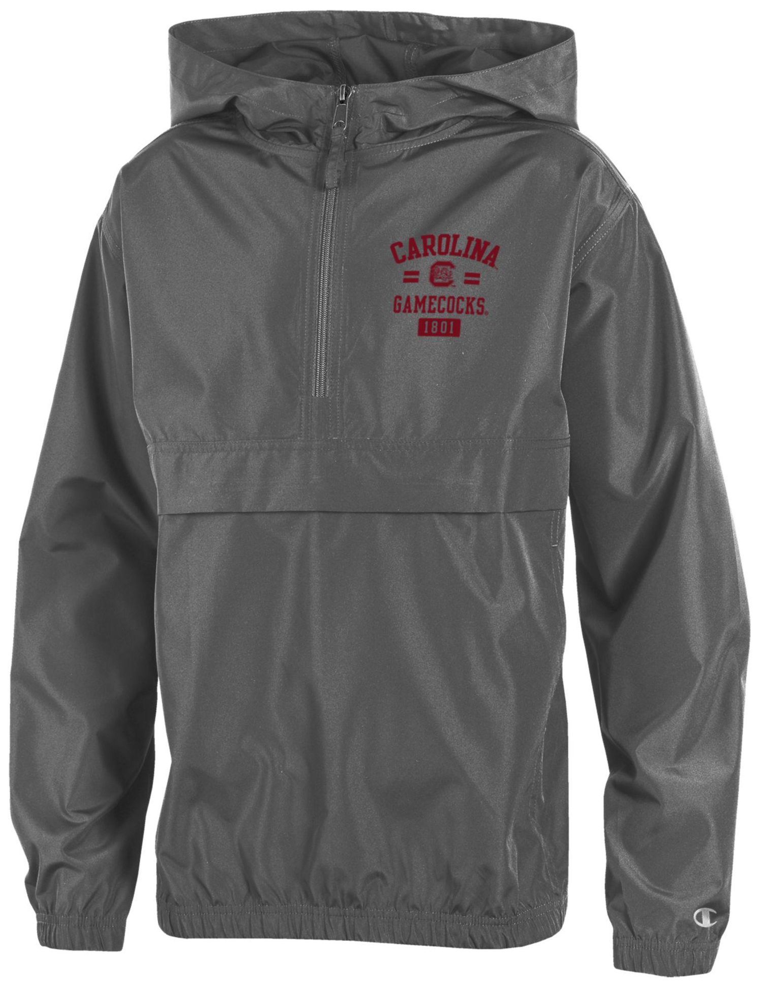Champion Boys' South Carolina Gamecocks Graphite Packable Jacket
