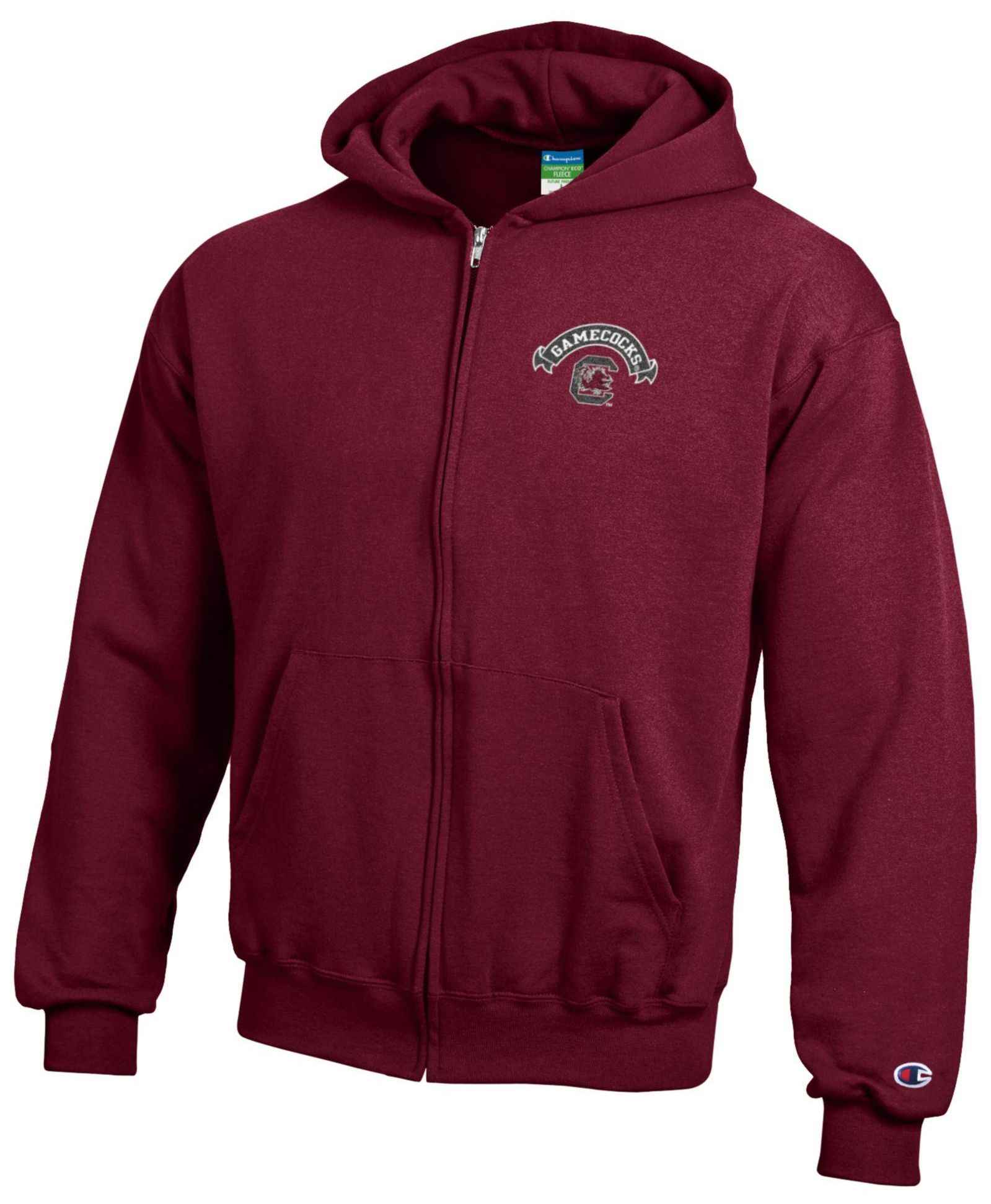 Champion Boys' South Carolina Gamecocks Maroon Full Zip Hoodie