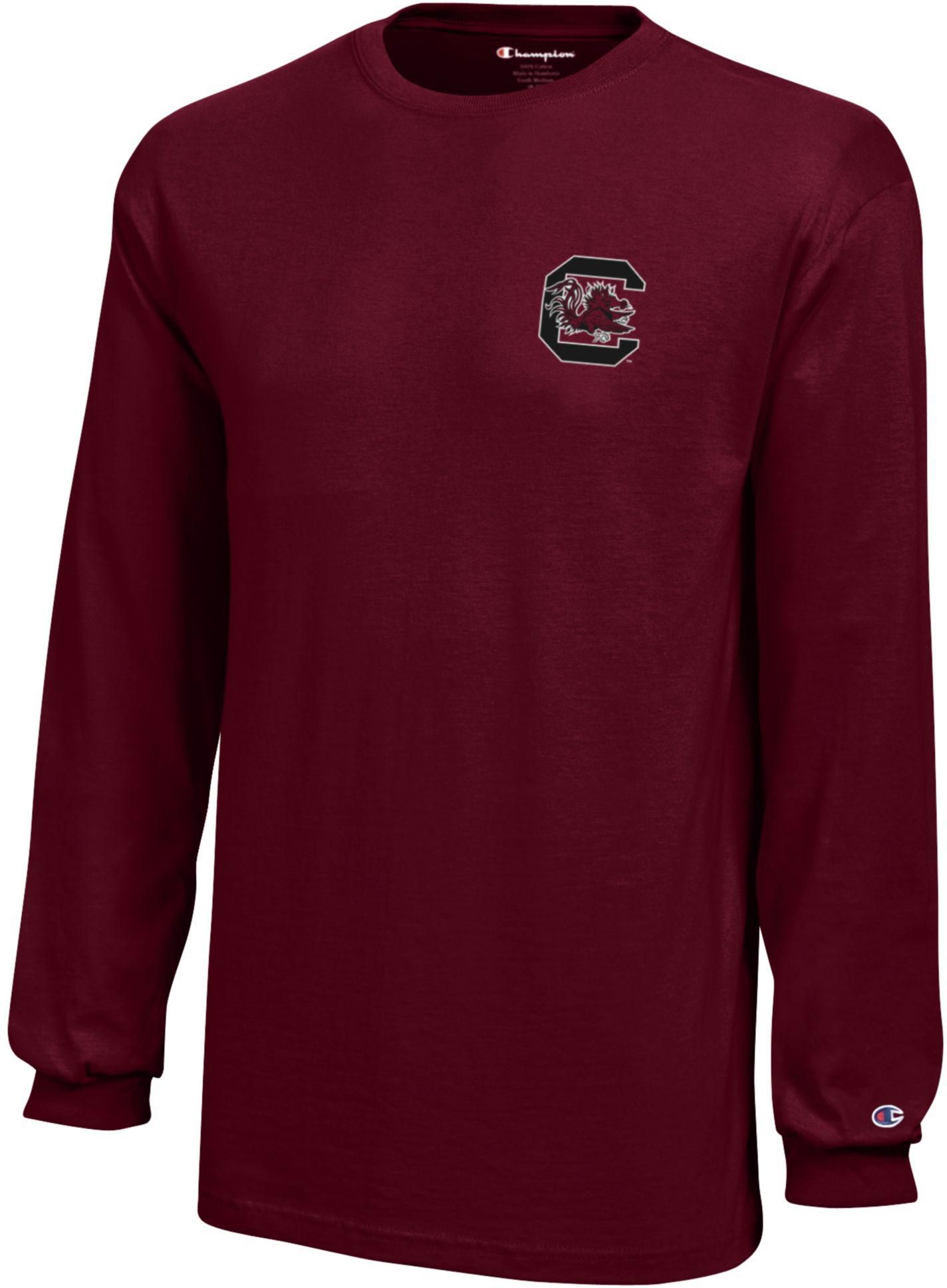 Champion Boys' South Carolina Gamecocks Maroon Long Sleeve Shirt