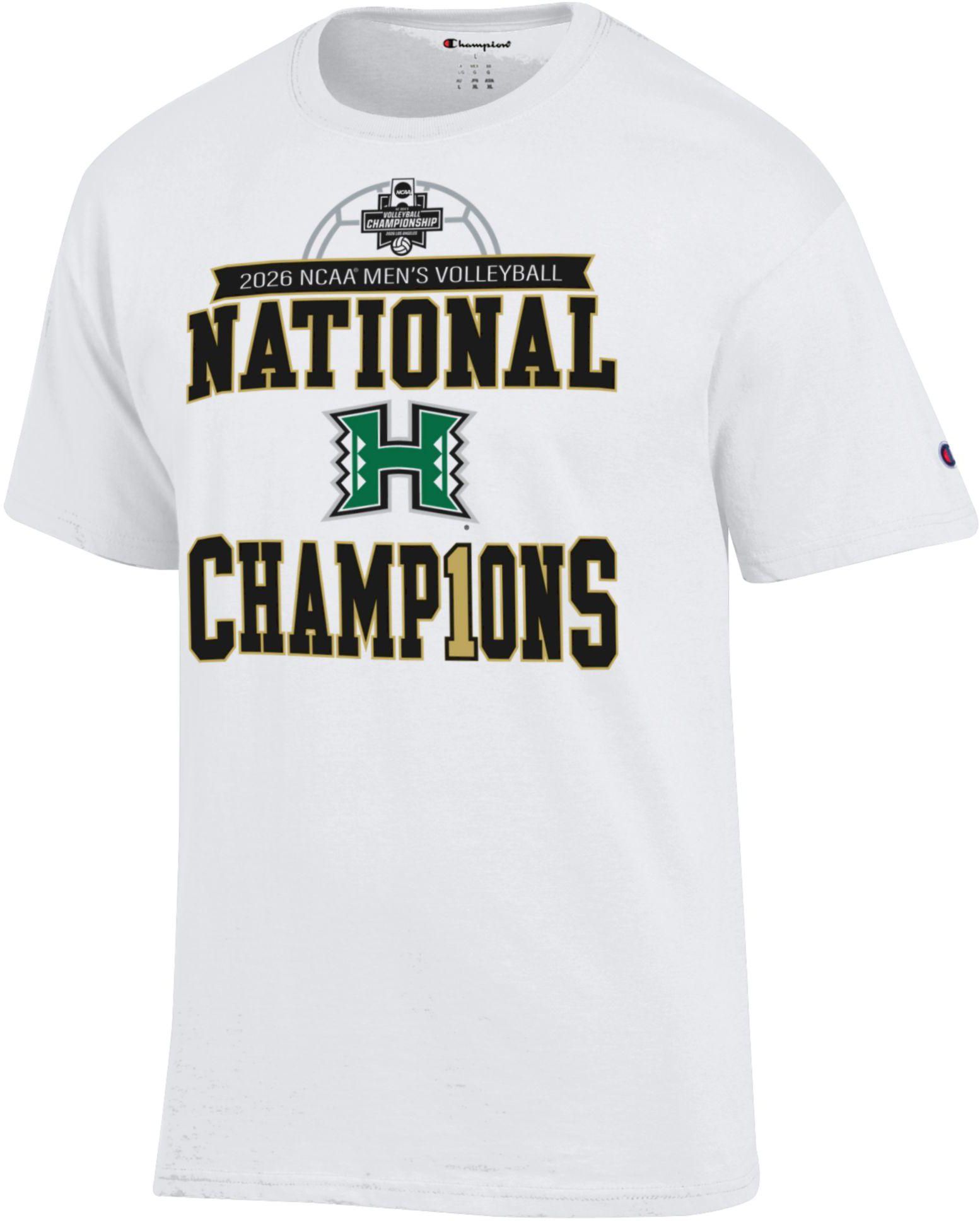 Champion Adult 2026 Men's Volleyball Champions Hawaii Warriors T-Shirt