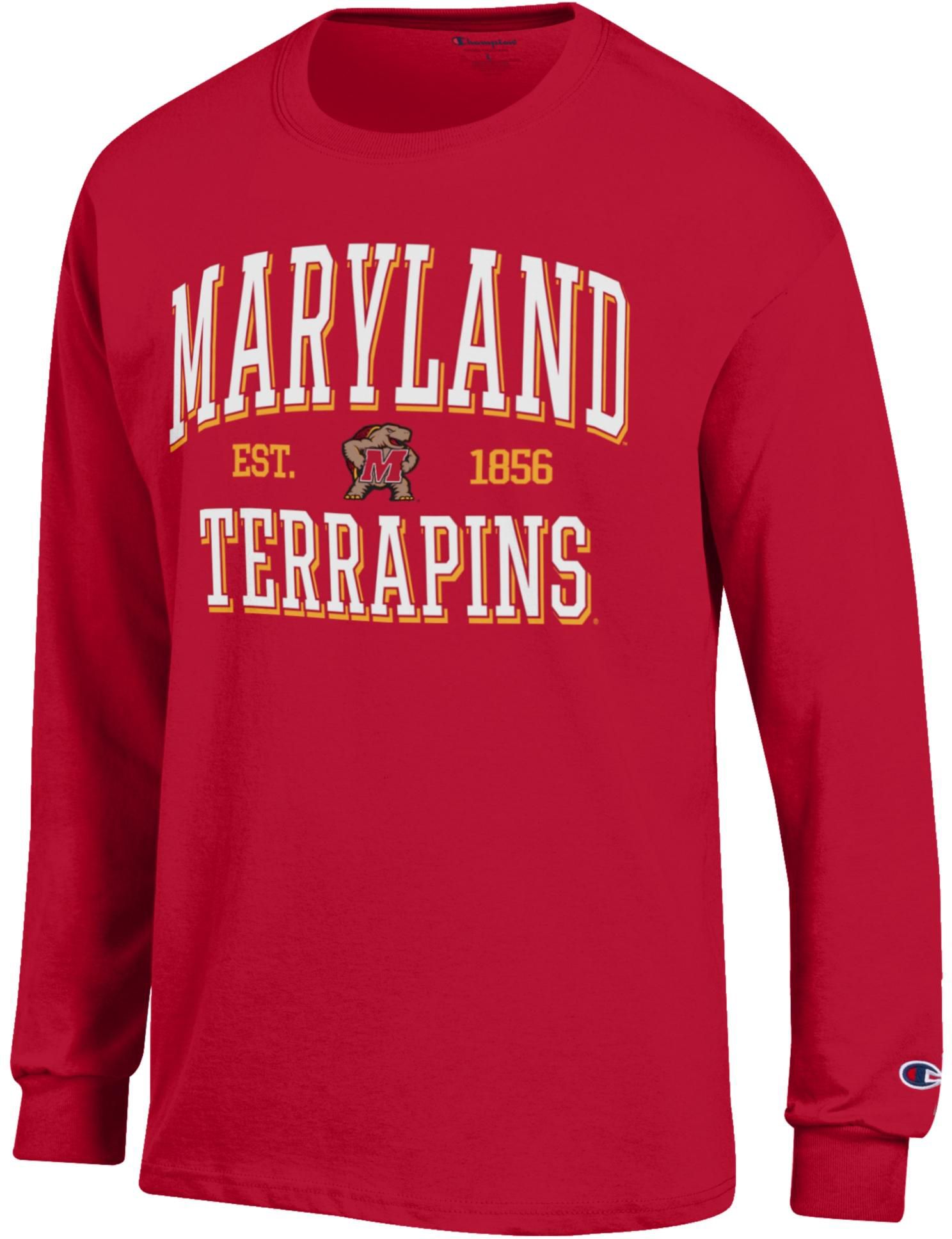 Champion Adult Maryland Terrapins Jersey Long Sleeve Shirt