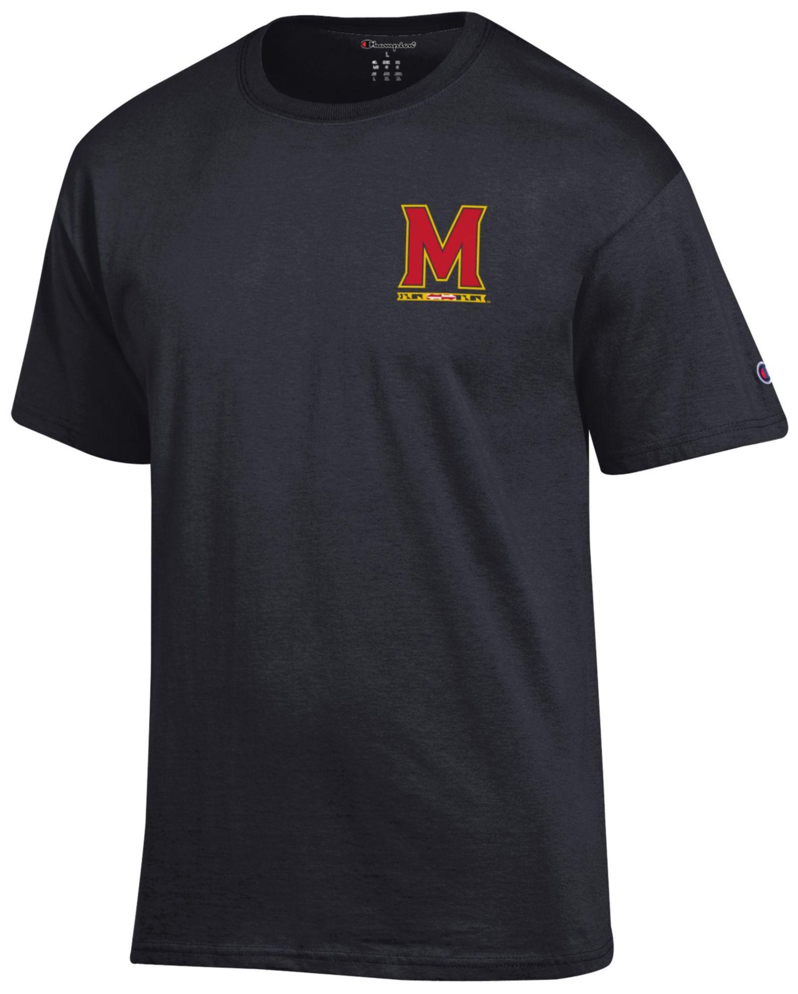 Champion Men's Maryland Terrapins Black Jersey 2-Hit T-Shirt