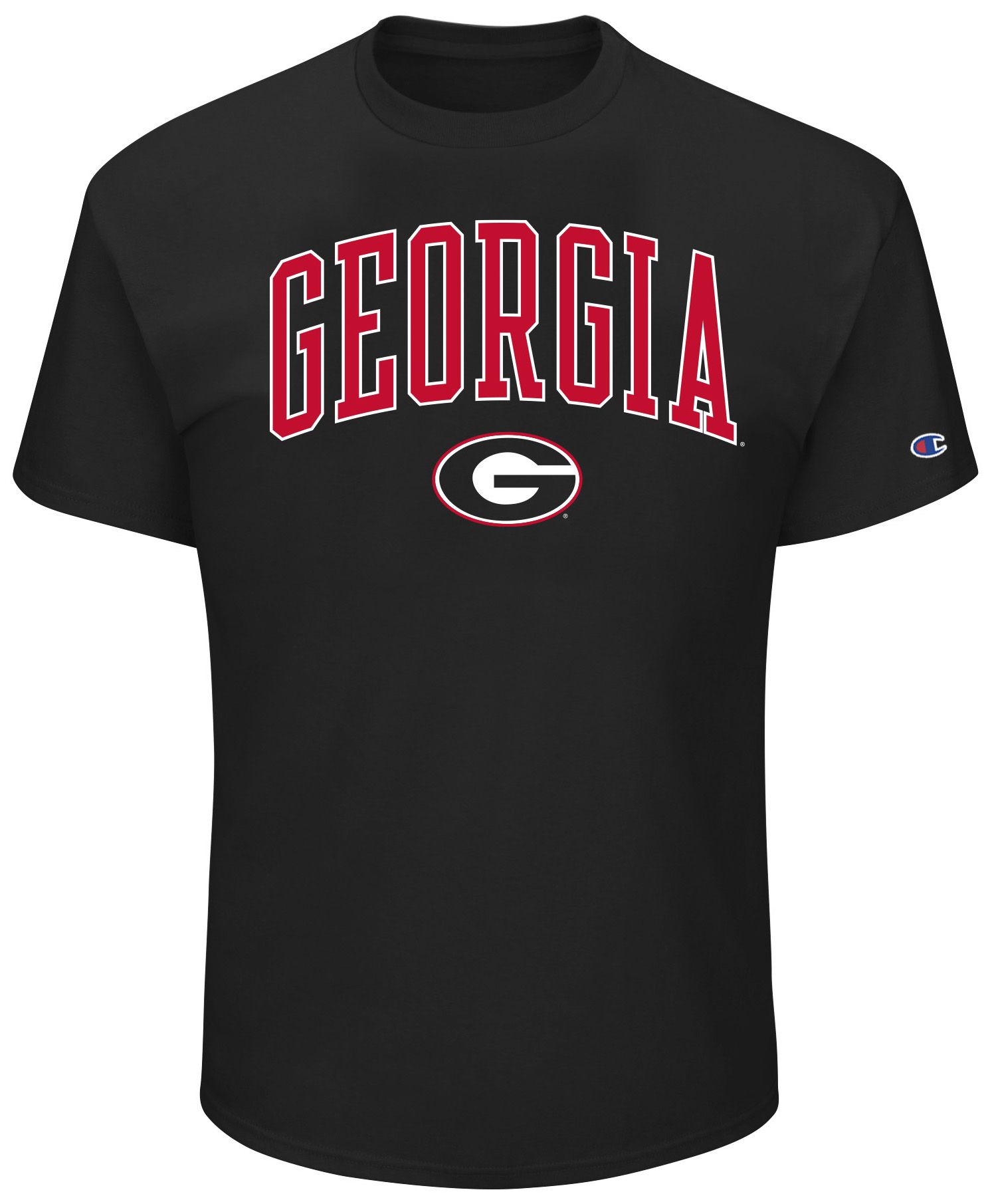 Champion Men's Big & Tall Georgia Bulldogs Black T-Shirt