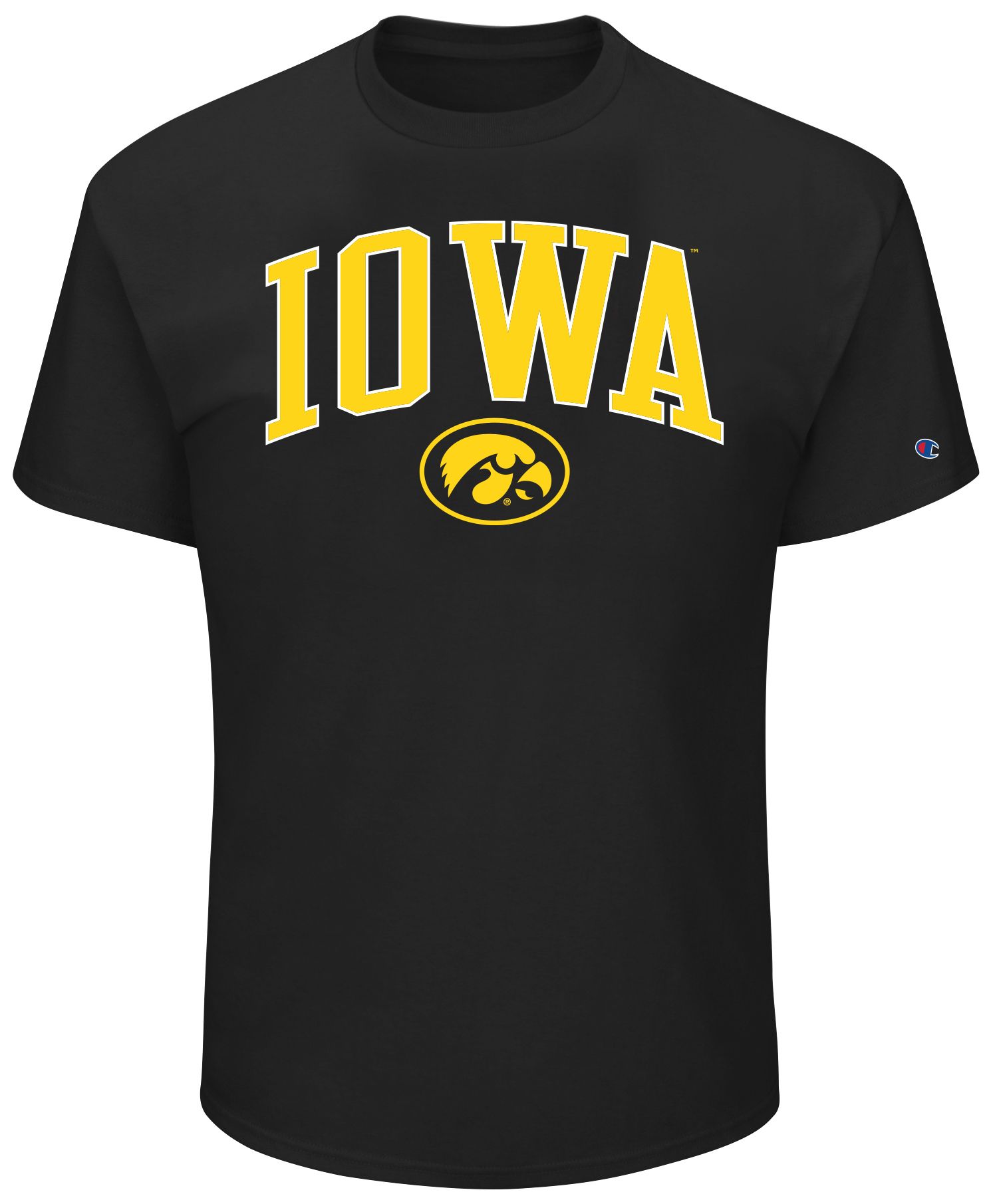 Champion Men's Big &amp; Tall Iowa Hawkeyes Black T-Shirt