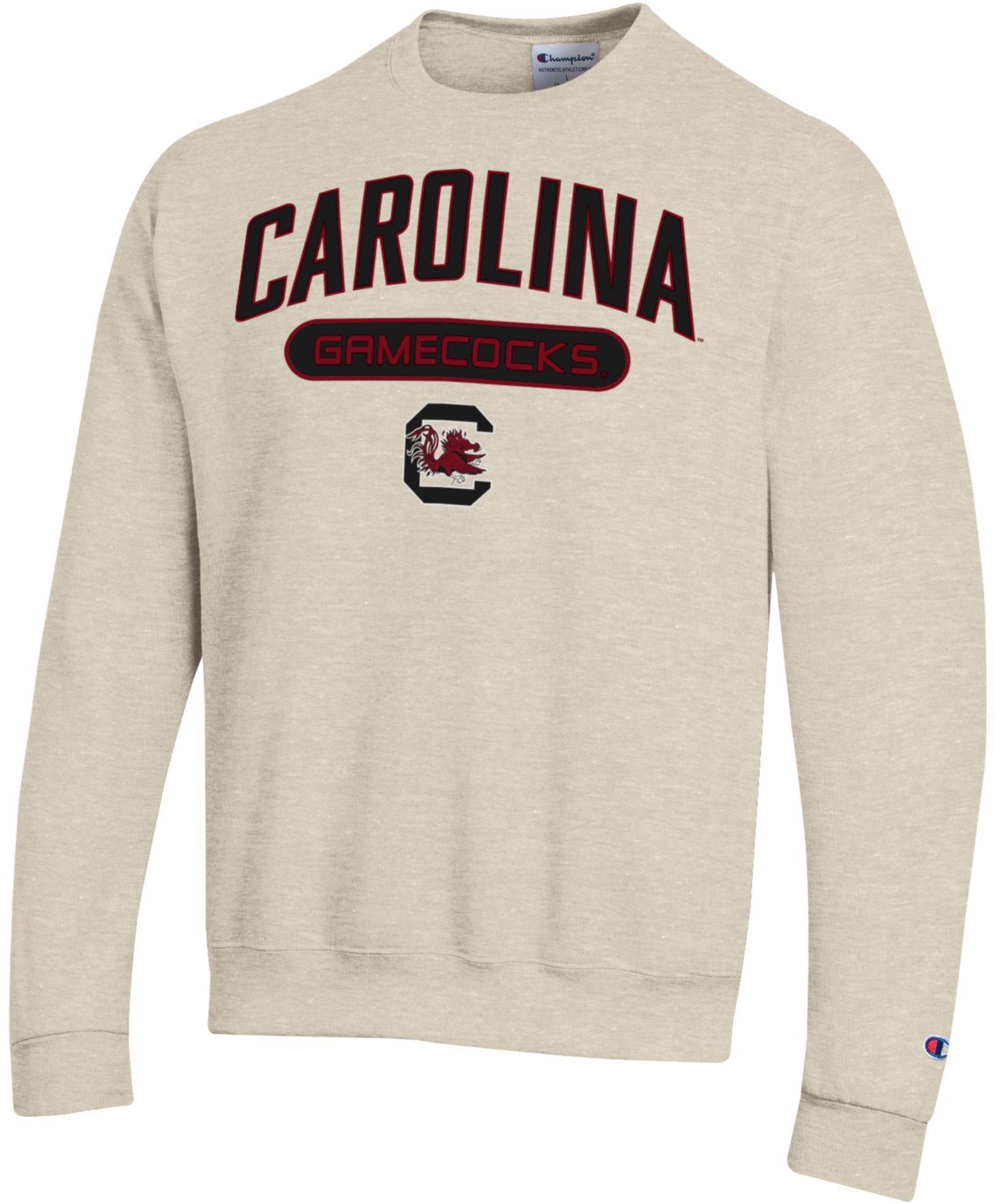 Champion Adult Carolina Gamecocks Eco Powerblend Crewneck Sweatshirt, Men's, XXL, White
