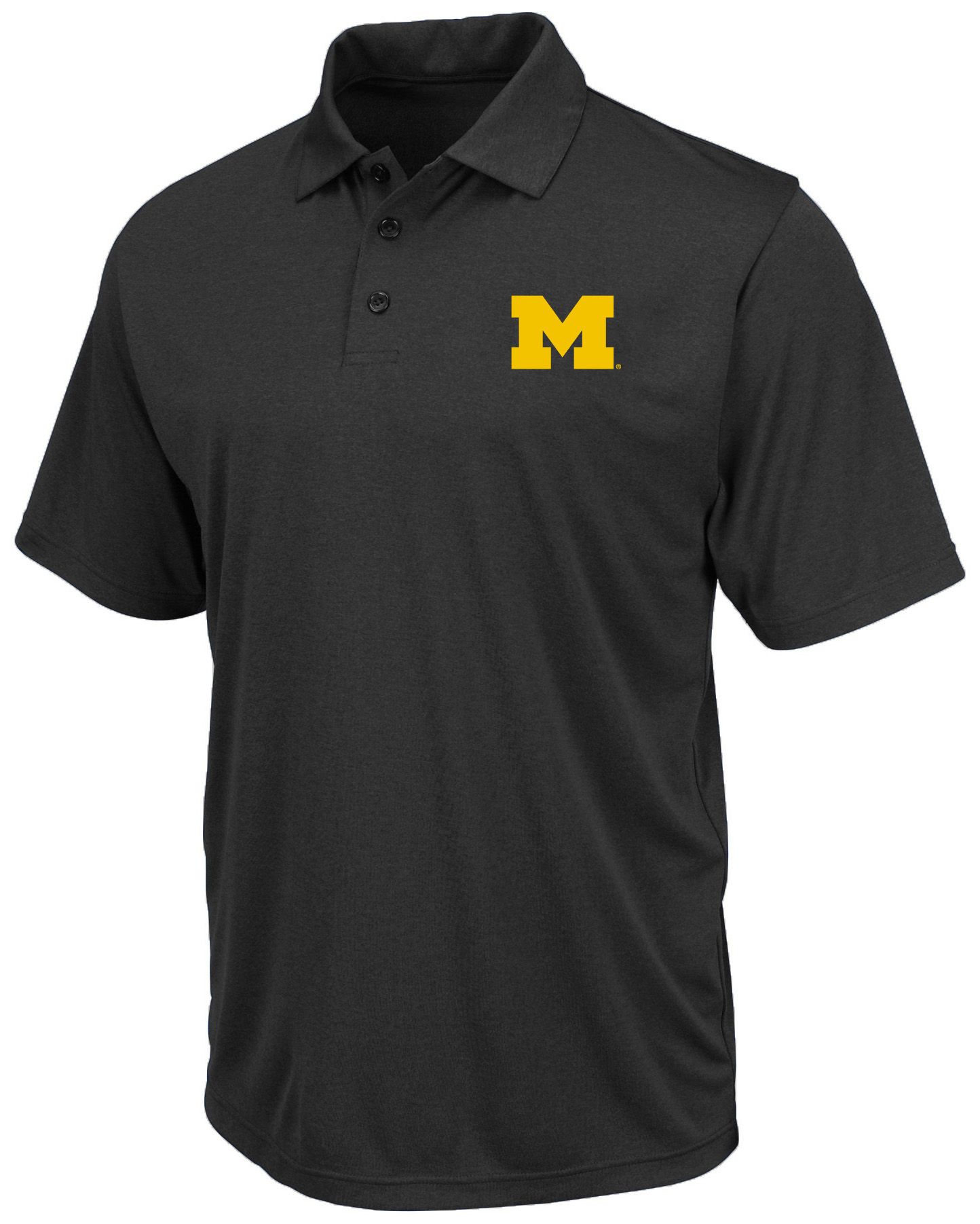 Champion Men's Michigan Wolverines Black Big and Tall Polo