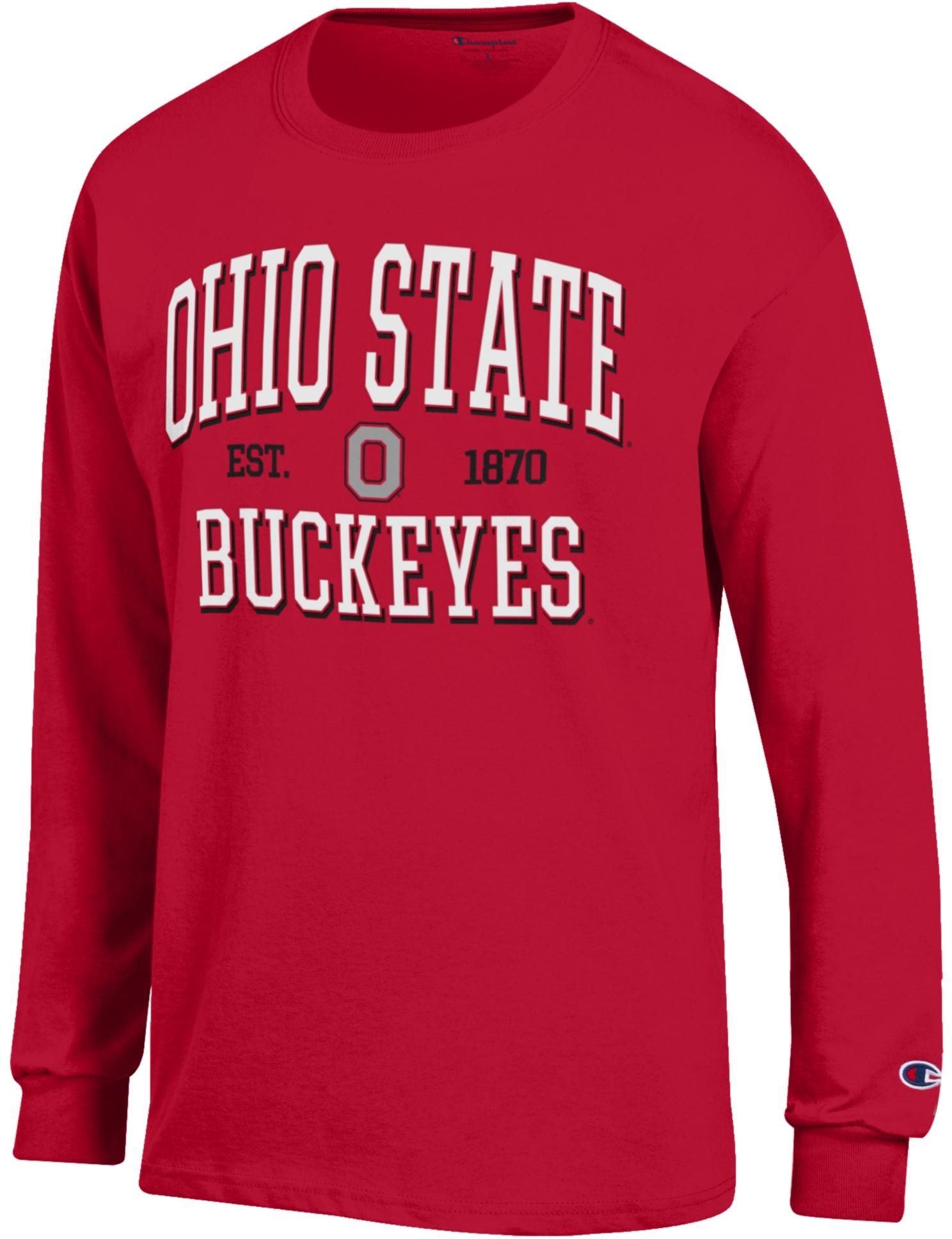 Champion Adult Ohio State Buckeyes Jersey Long Sleeve Shirt