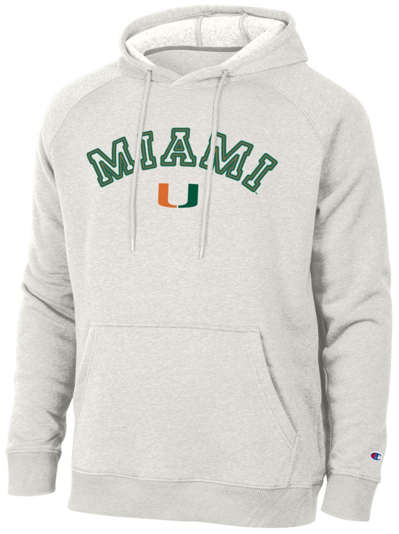 Champion Men's Miami Hurricanes Triumph Emblem Hoodie