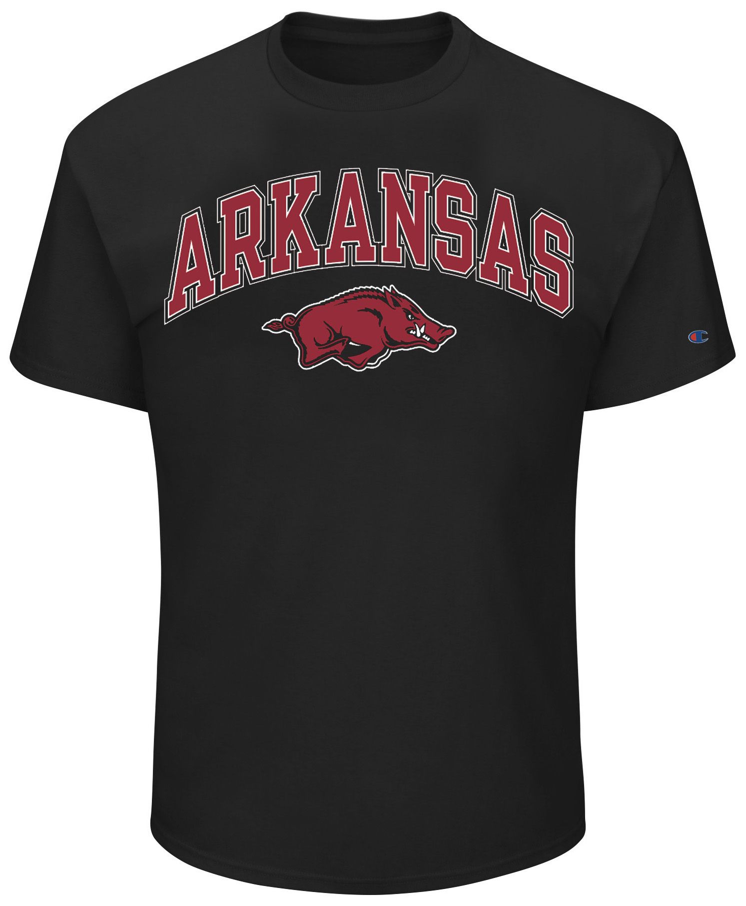 Champion Men's Big &amp; Tall Arkansas Razorbacks Black T-Shirt