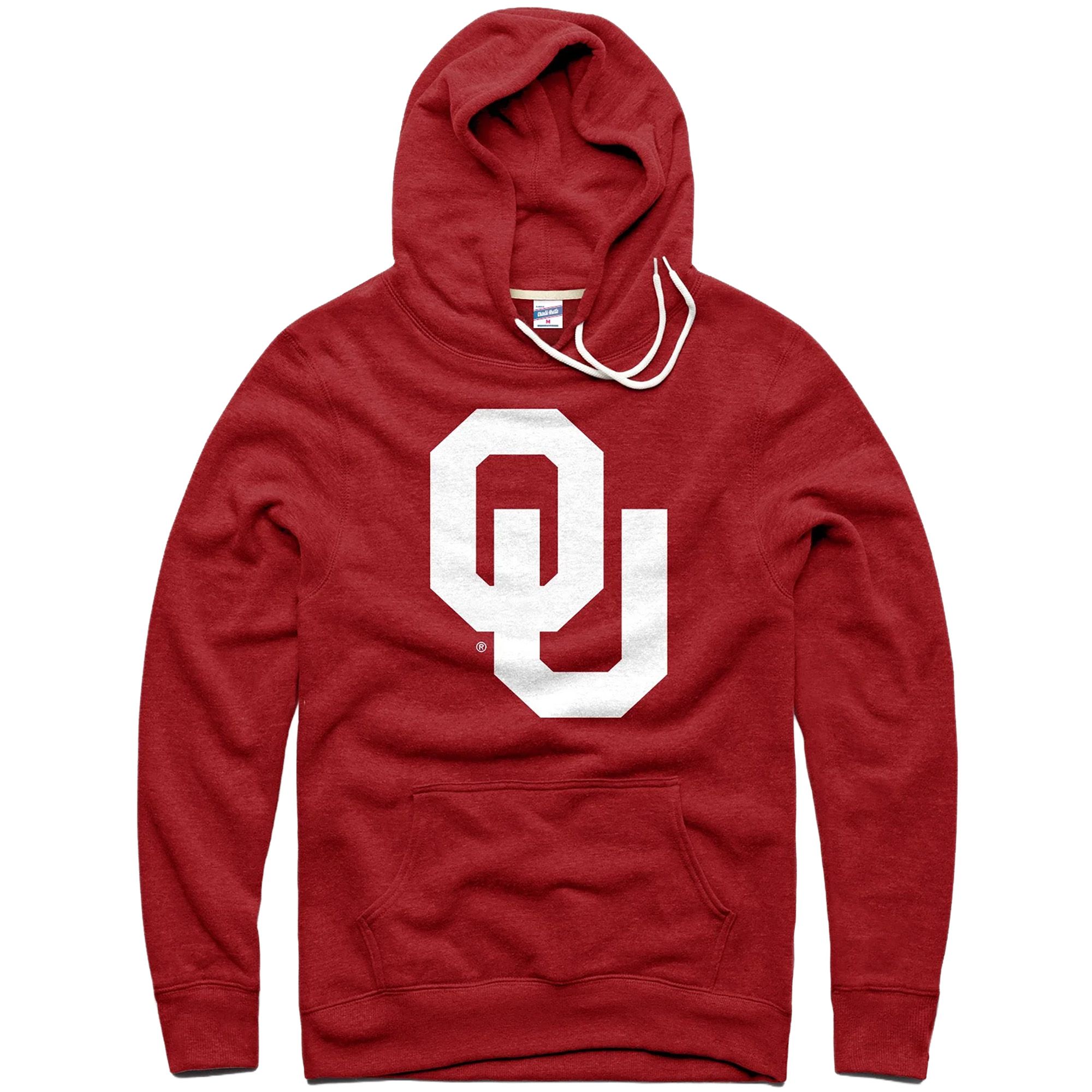 Charlie Hustle Men's OU Sooners Logo Cardinal Hoodie