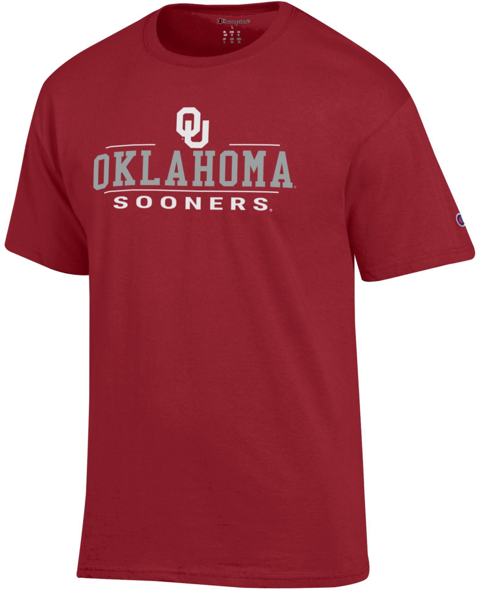 Champion Adult Oklahoma Sooners Jersey Red T-Shirt
