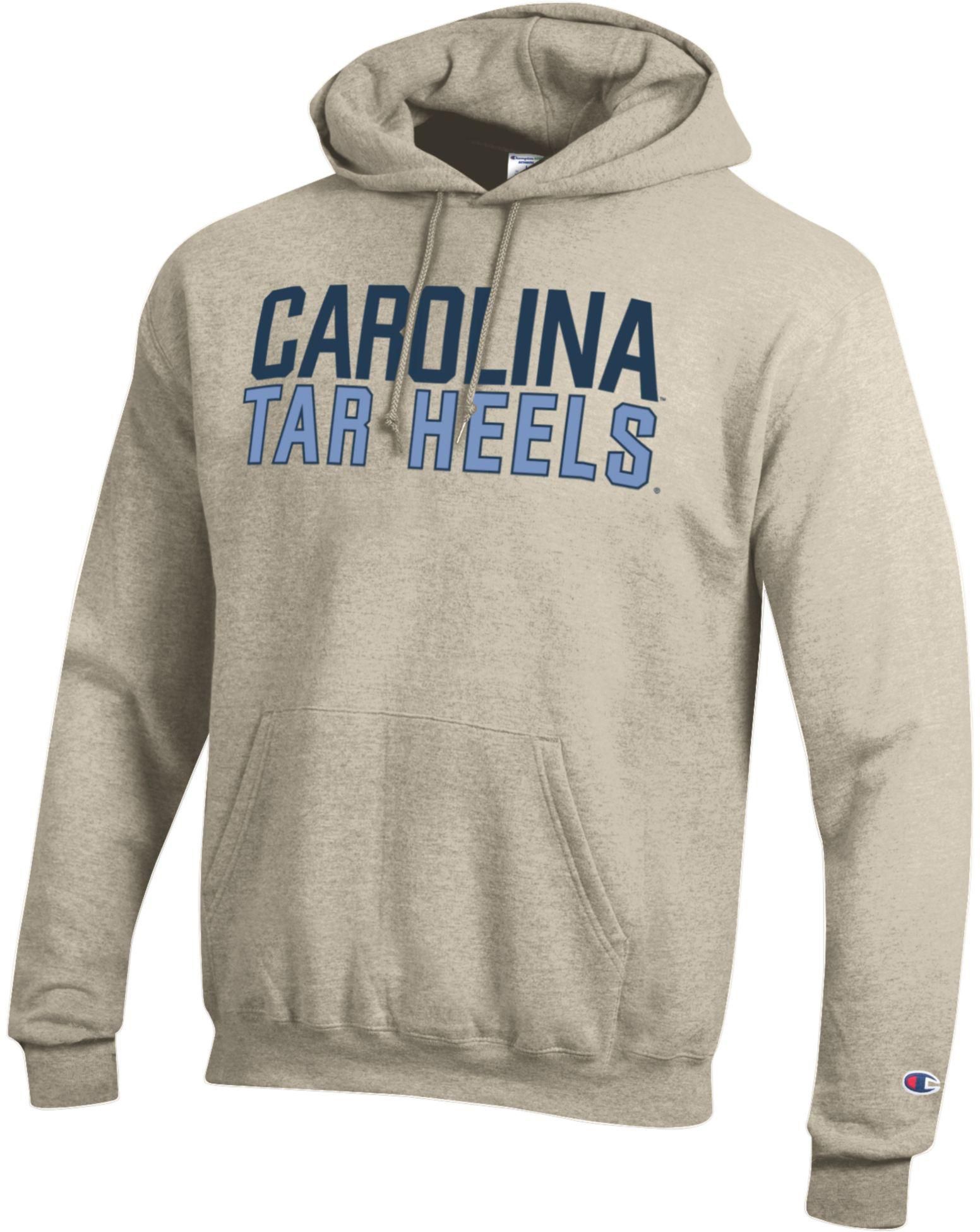 Champion Adult Carolina Tar Heels Tan Eco Powerblend Hoodie