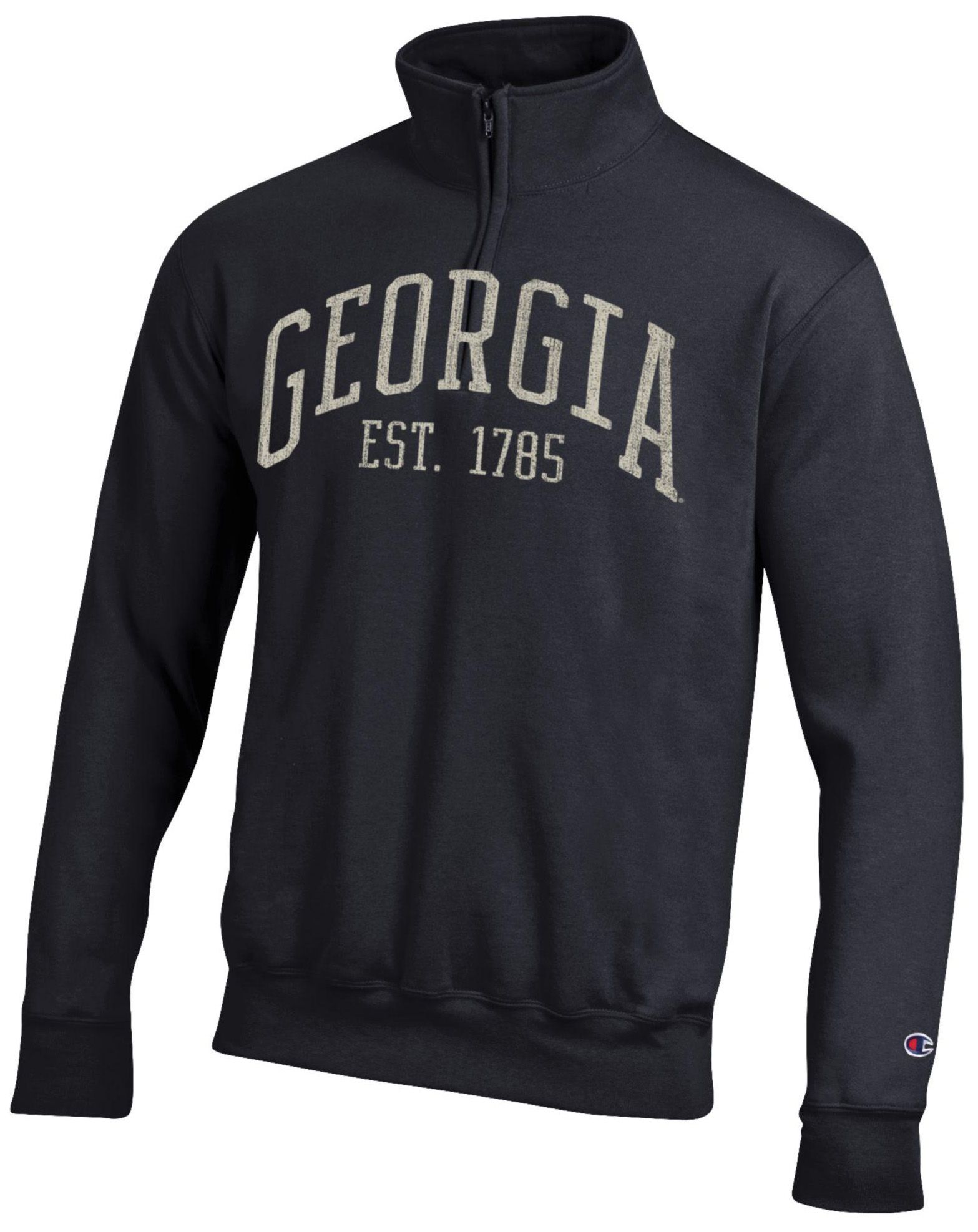 Champion Men's Georgia Bulldogs Powerblend 1/4 Zip