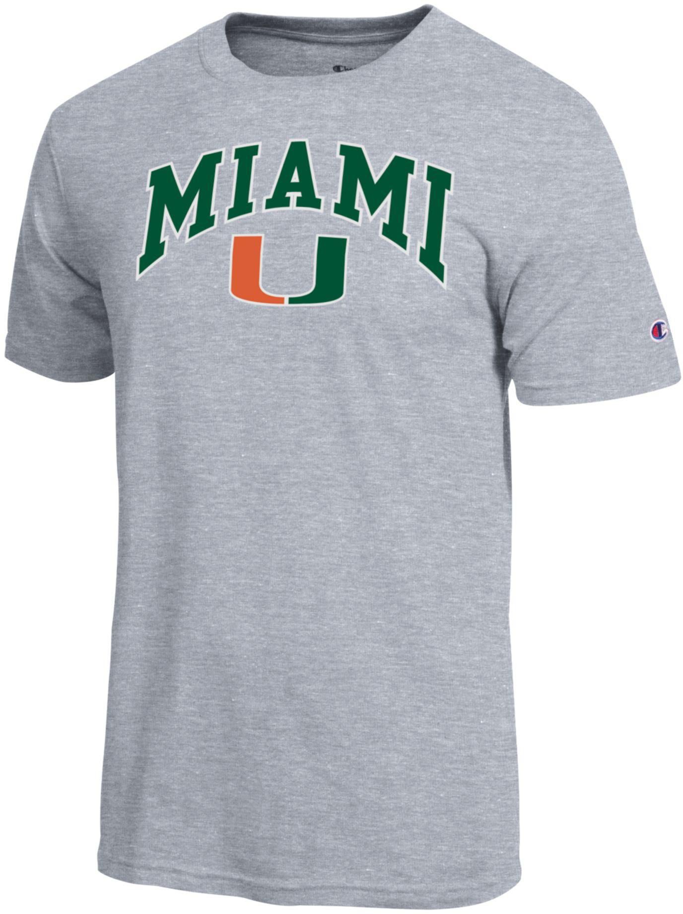 Champion Men's Miami Hurricanes Oxford T-Shirt