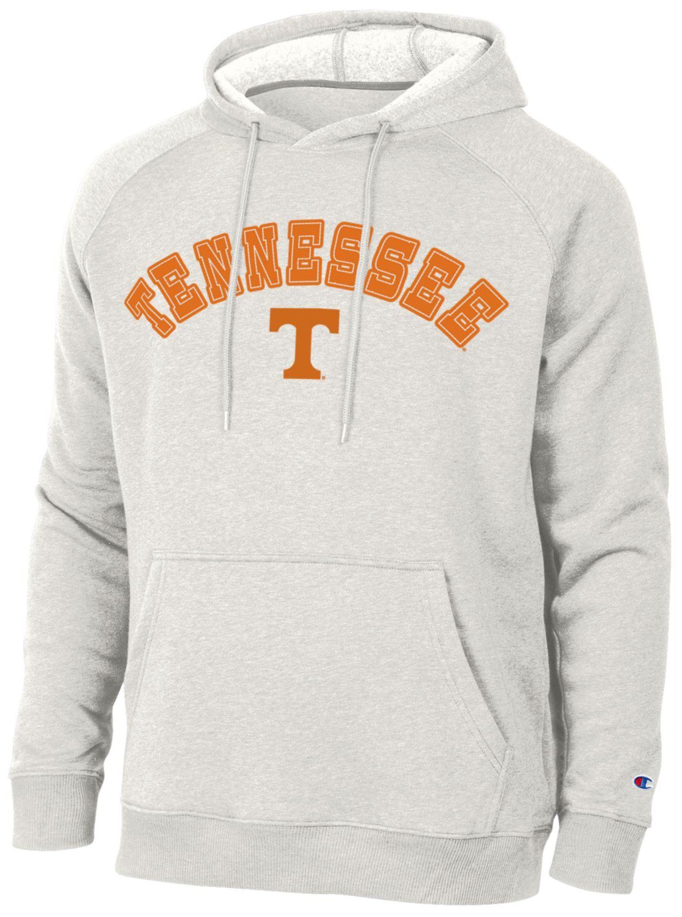 Champion Men's Tennessee Volunteers Triumph Emblem Hoodie, XXL, Gray