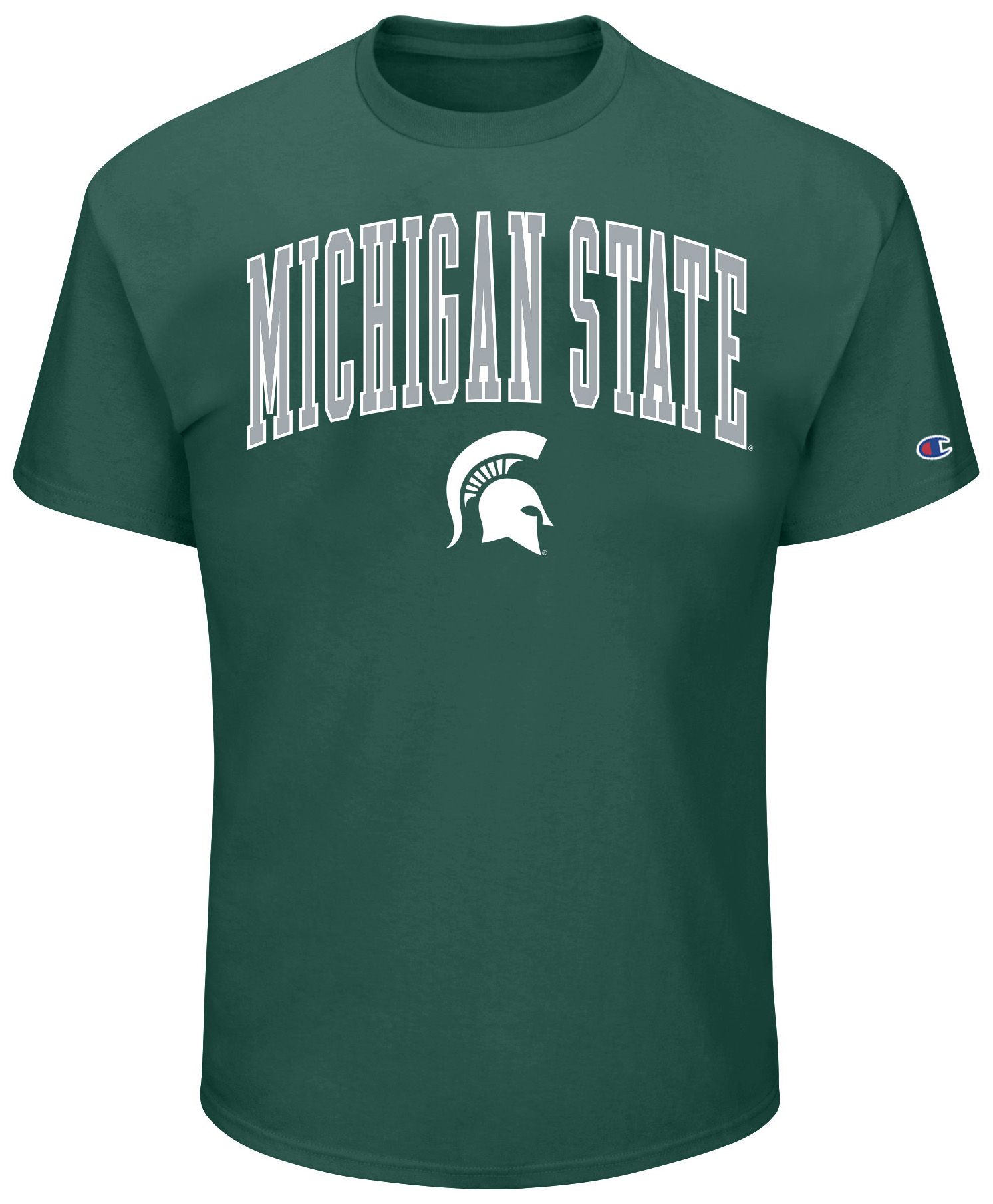 Champion Men's Big &amp; Tall Michigan State Spartans Dark Green T-Shirt