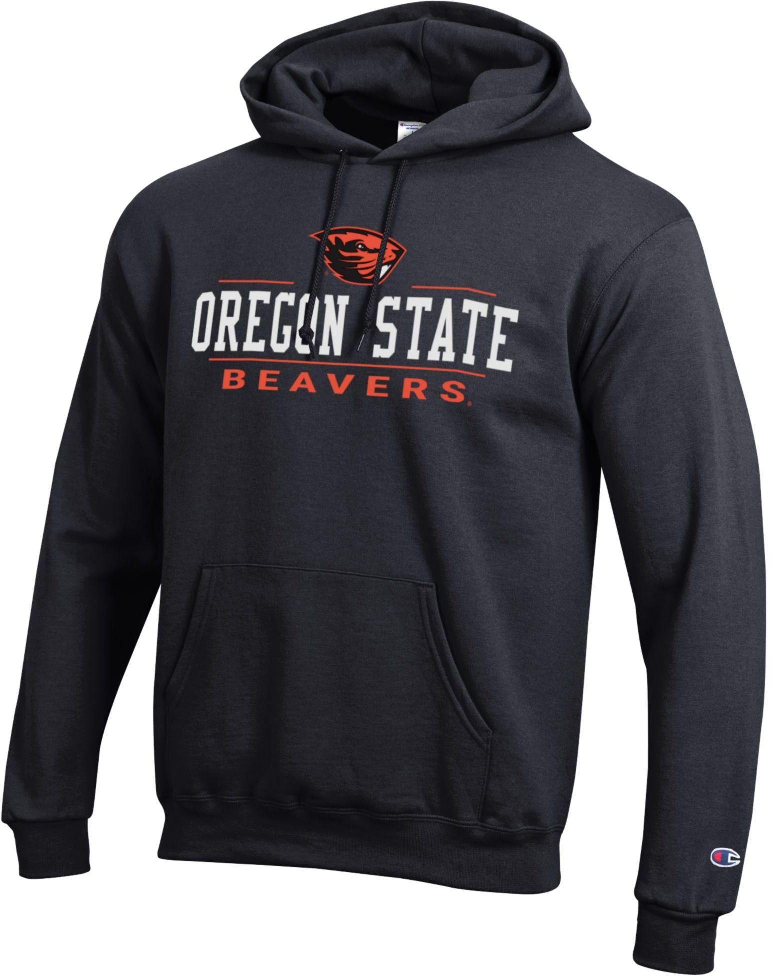 Champion Adult Oregon State Beavers Eco Powerblend Black Hoodie
