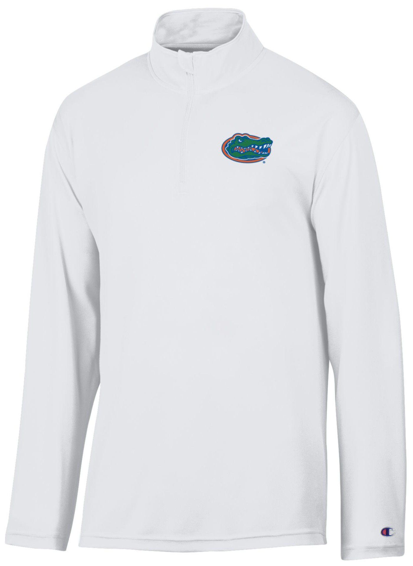 Champion Men's Florida Gators White 1/4 Zip Jacket