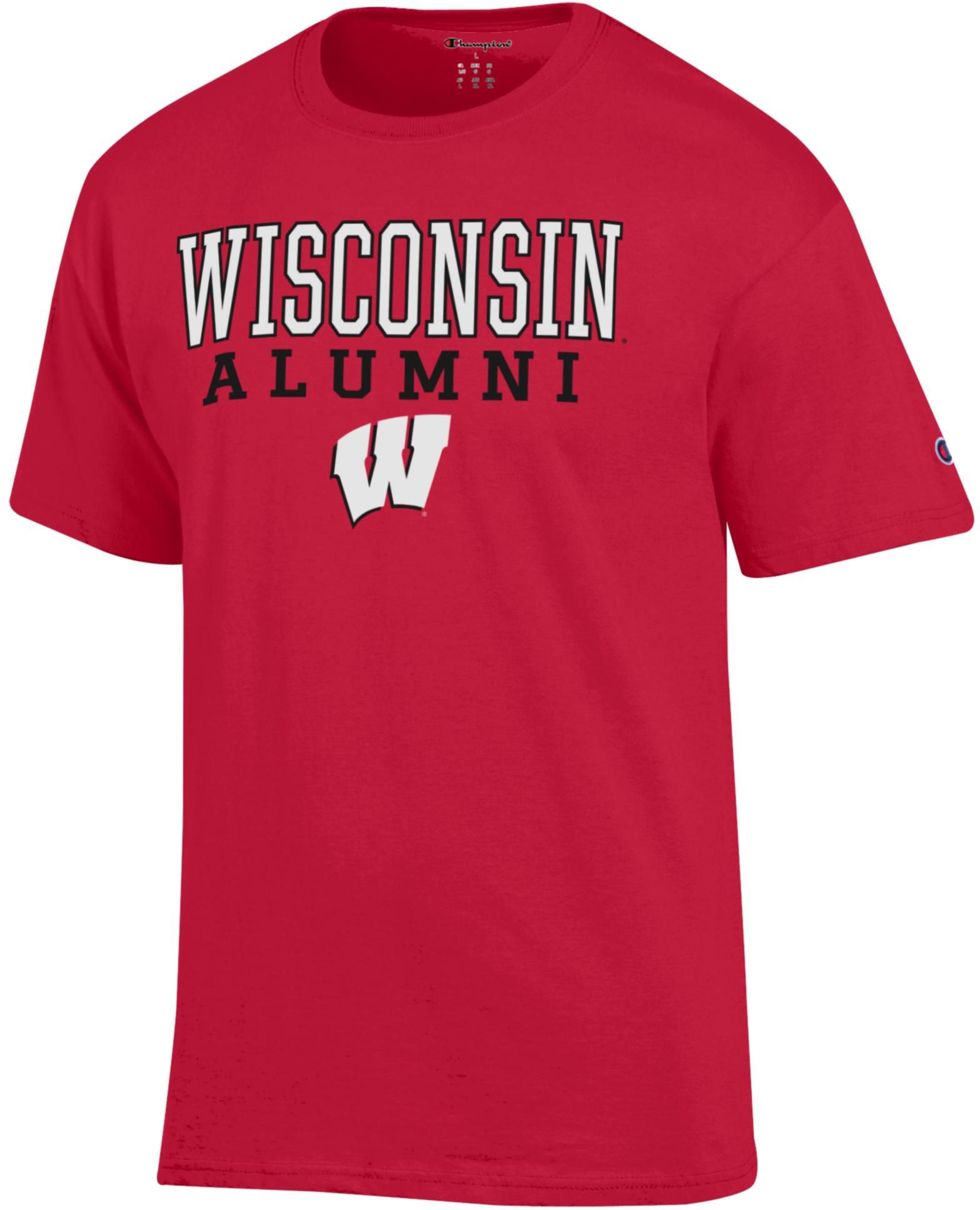 Champion Adult Wisconsin Badgers Jersey Alumni T-Shirt