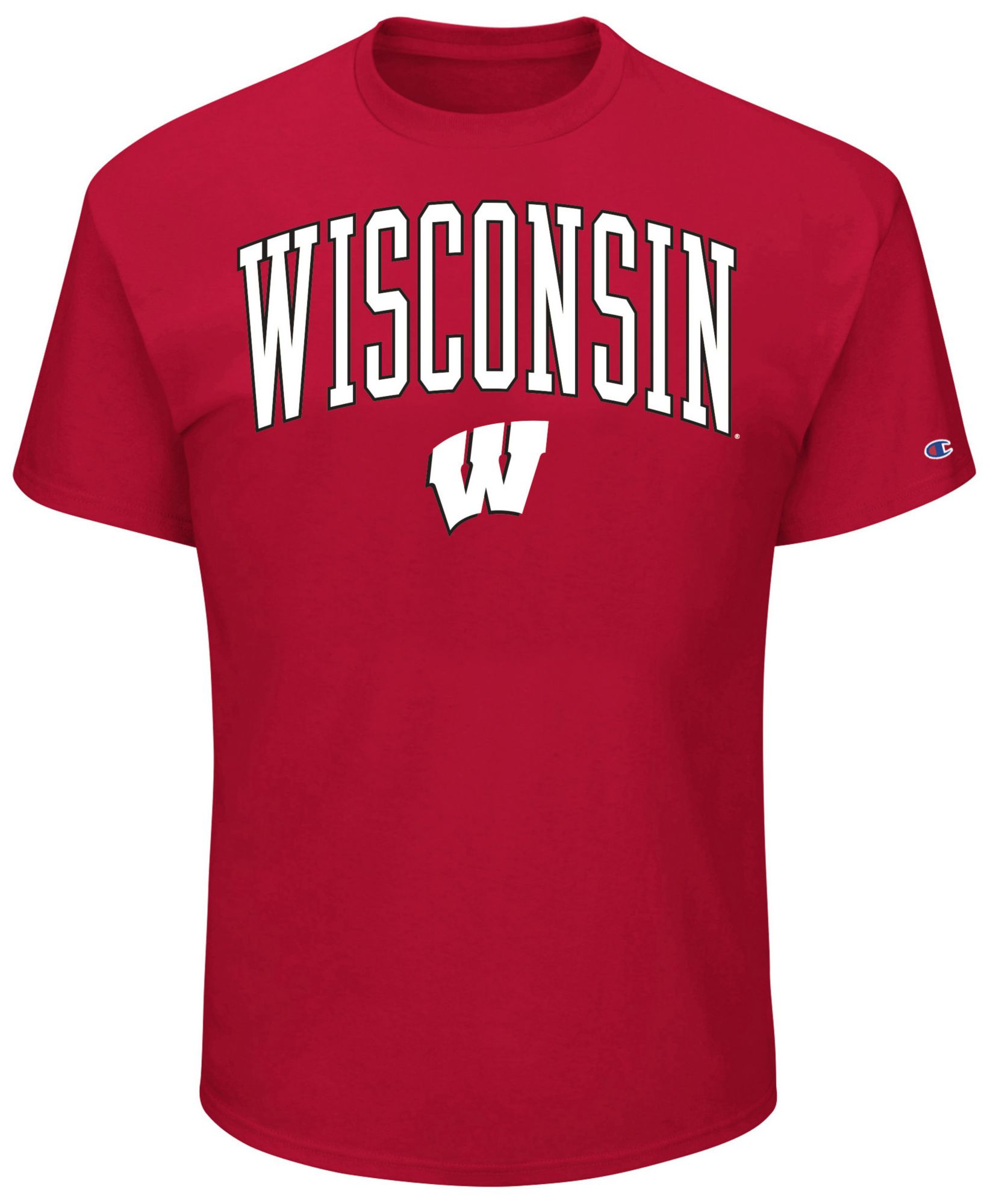 Champion Men's Big &amp; Tall Wisconsin Badgers Red T-Shirt