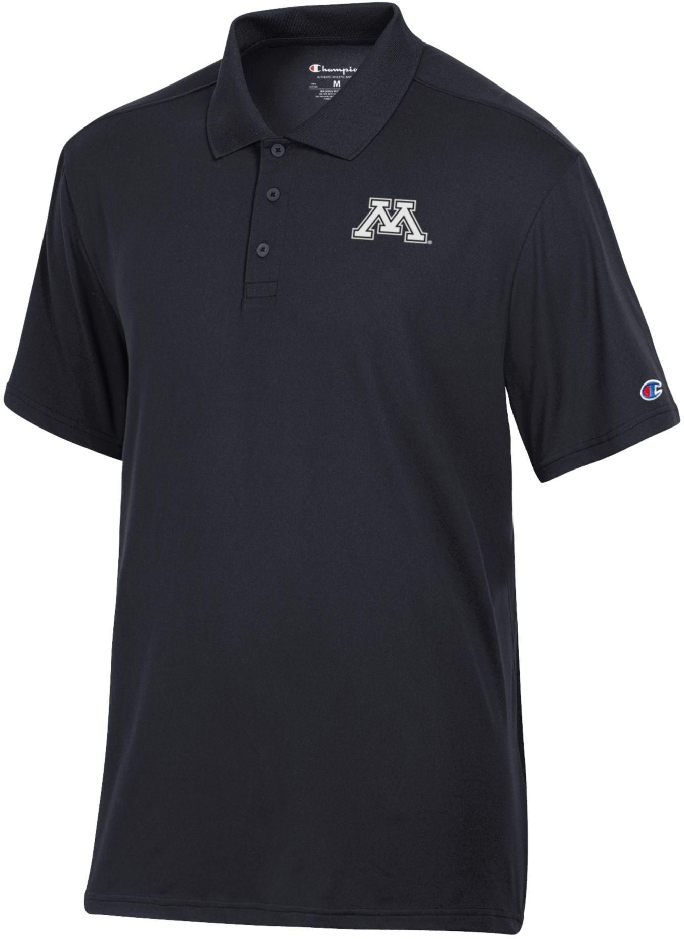 Champion Men's Minnesota Golden Gophers Black Polo