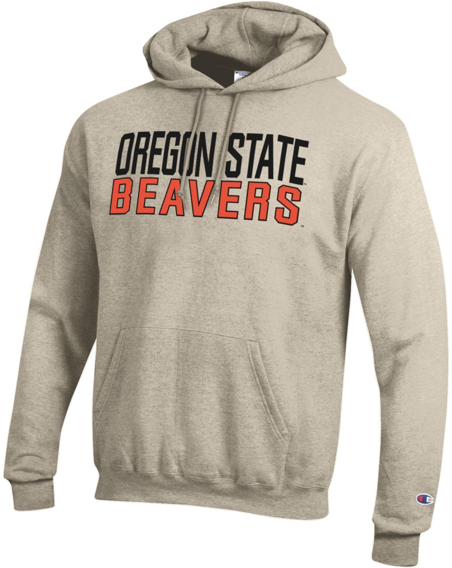Champion Adult Oregon State Beavers Eco Powerblend Oatmeal Hoodie
