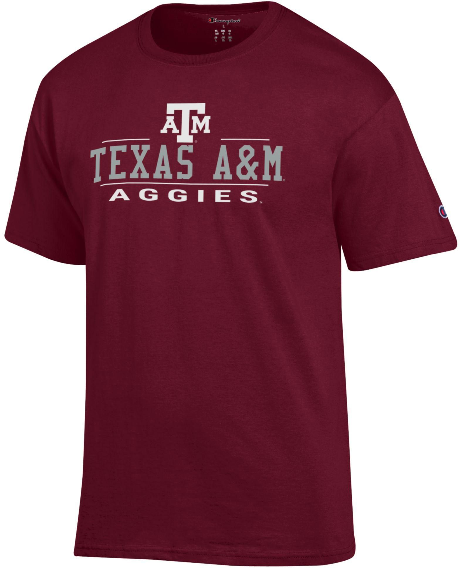 Champion Adult Texas A&M Aggies Jersey T-Shirt, Men's, XXL, Red